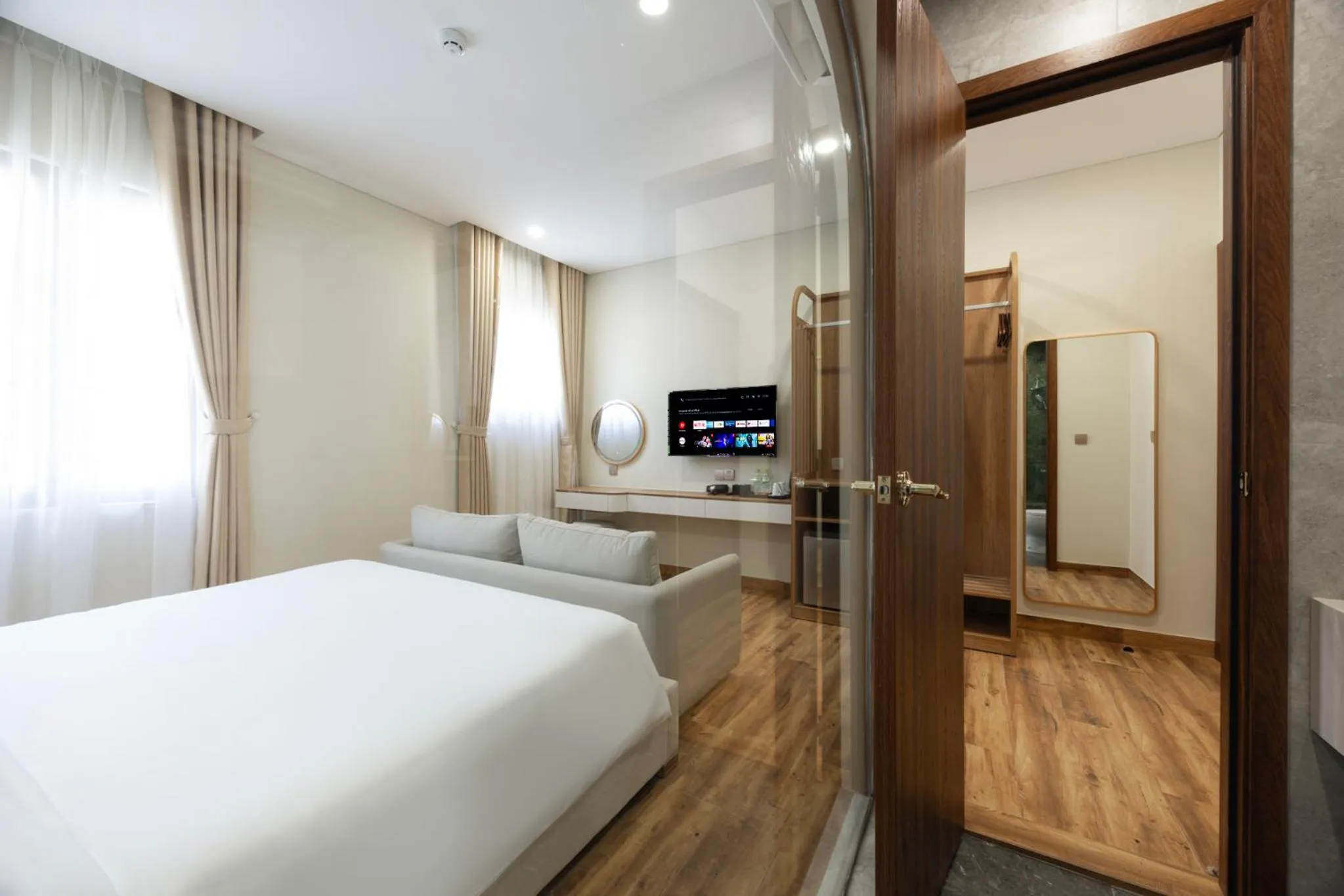 Bed in Sarah Hotel Halal Restaurant Phu Quoc