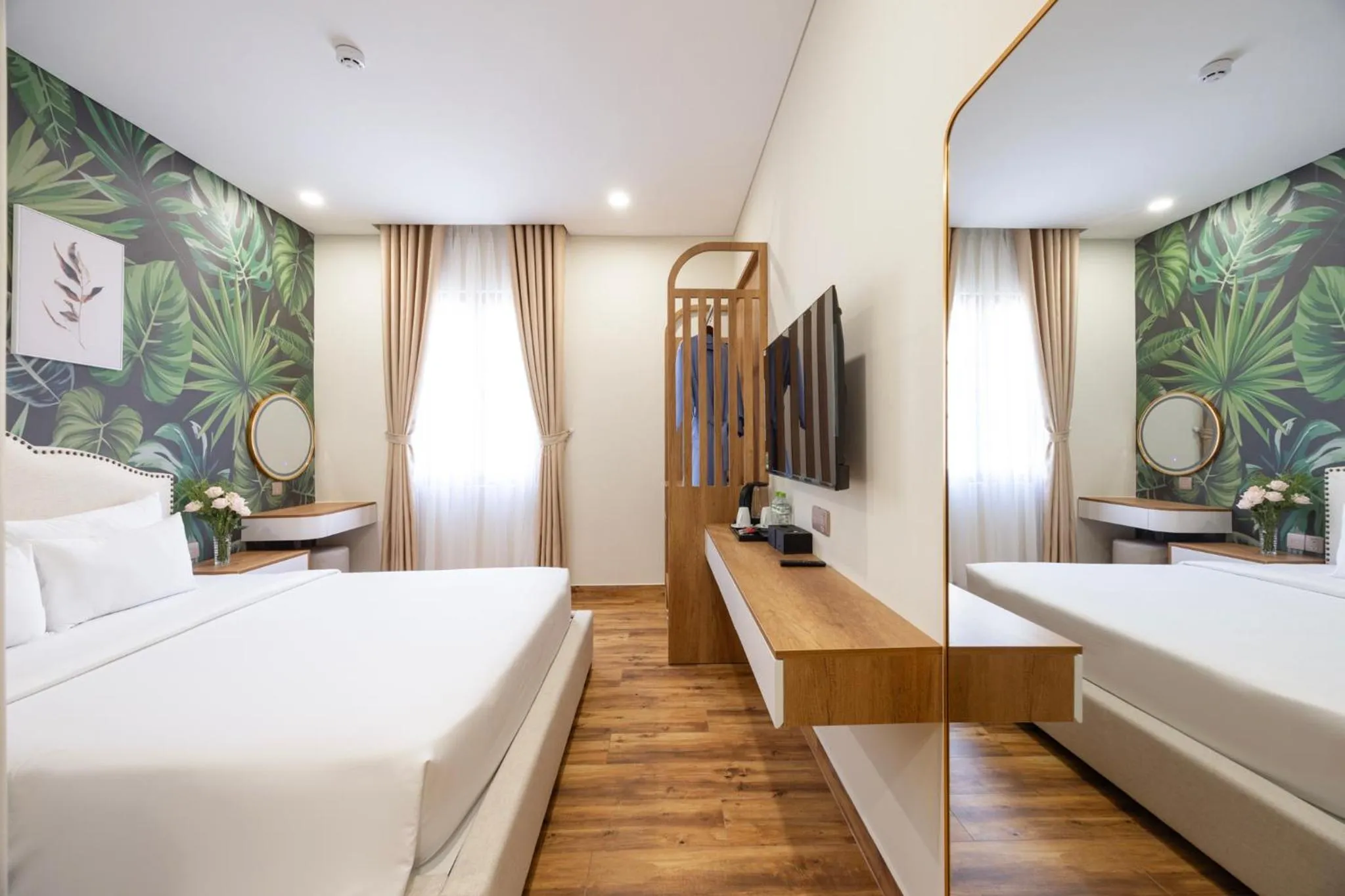 Bed in Sarah Hotel Halal Restaurant Phu Quoc