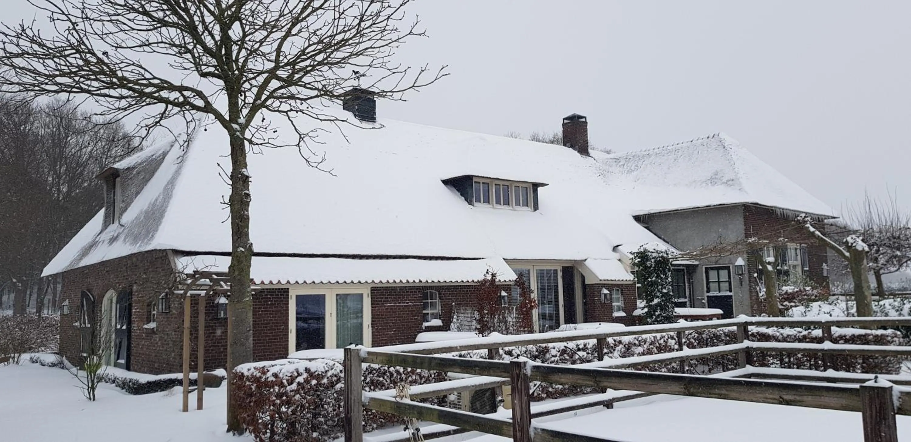 Winter in B&B Farmhouse De Loksheuvel