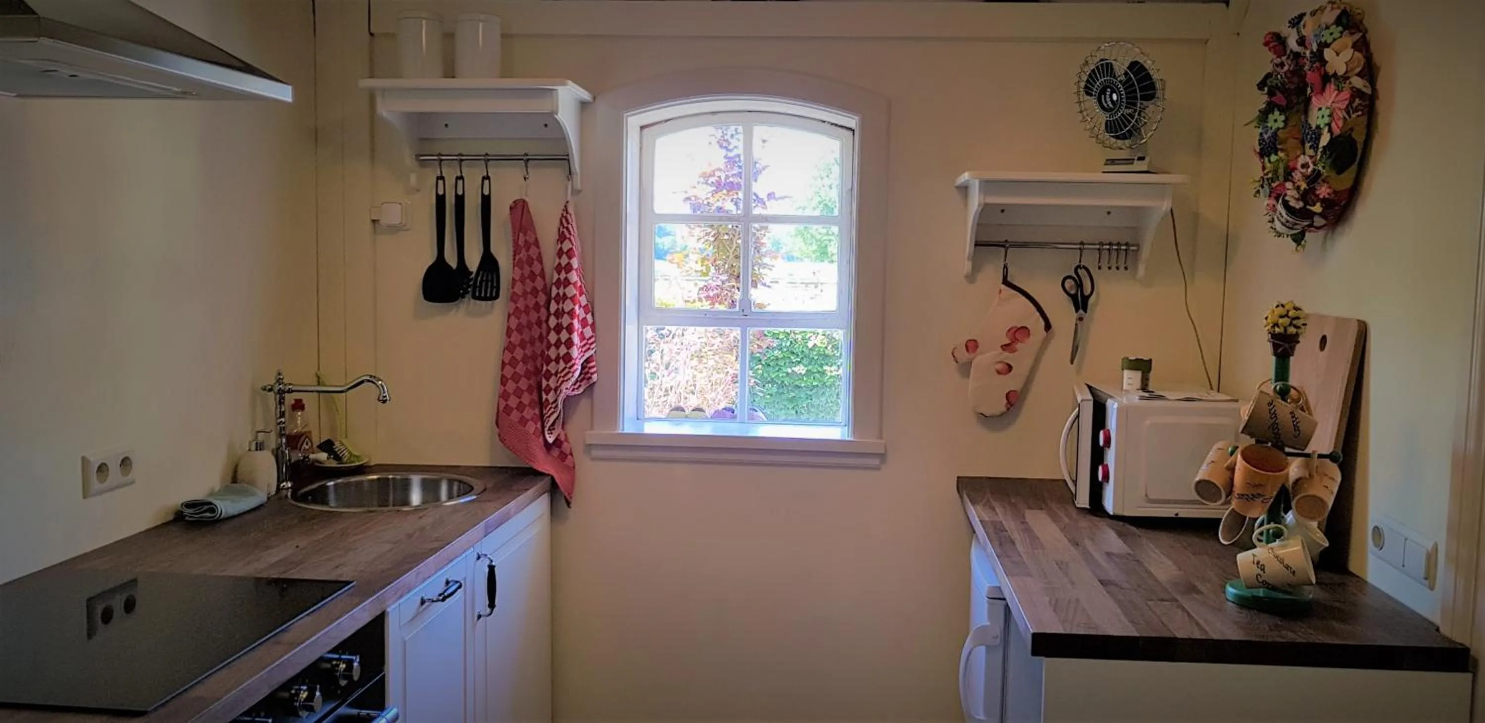 Kitchen or kitchenette in B&B Farmhouse De Loksheuvel