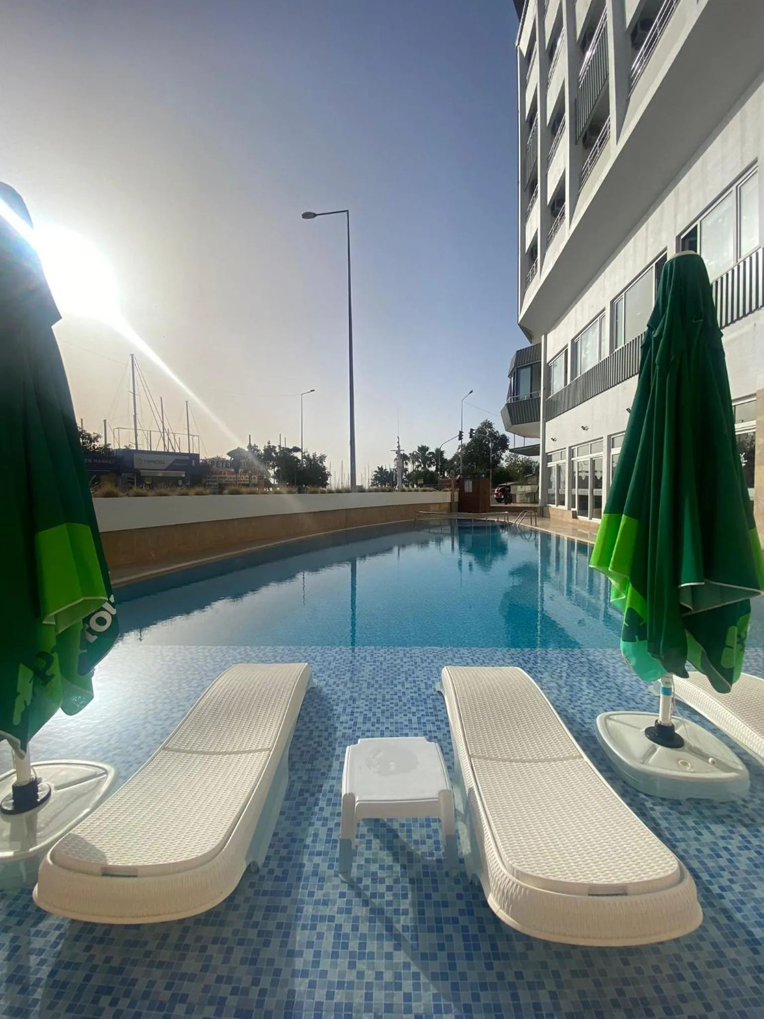 Swimming pool in Finike Marina Hotel