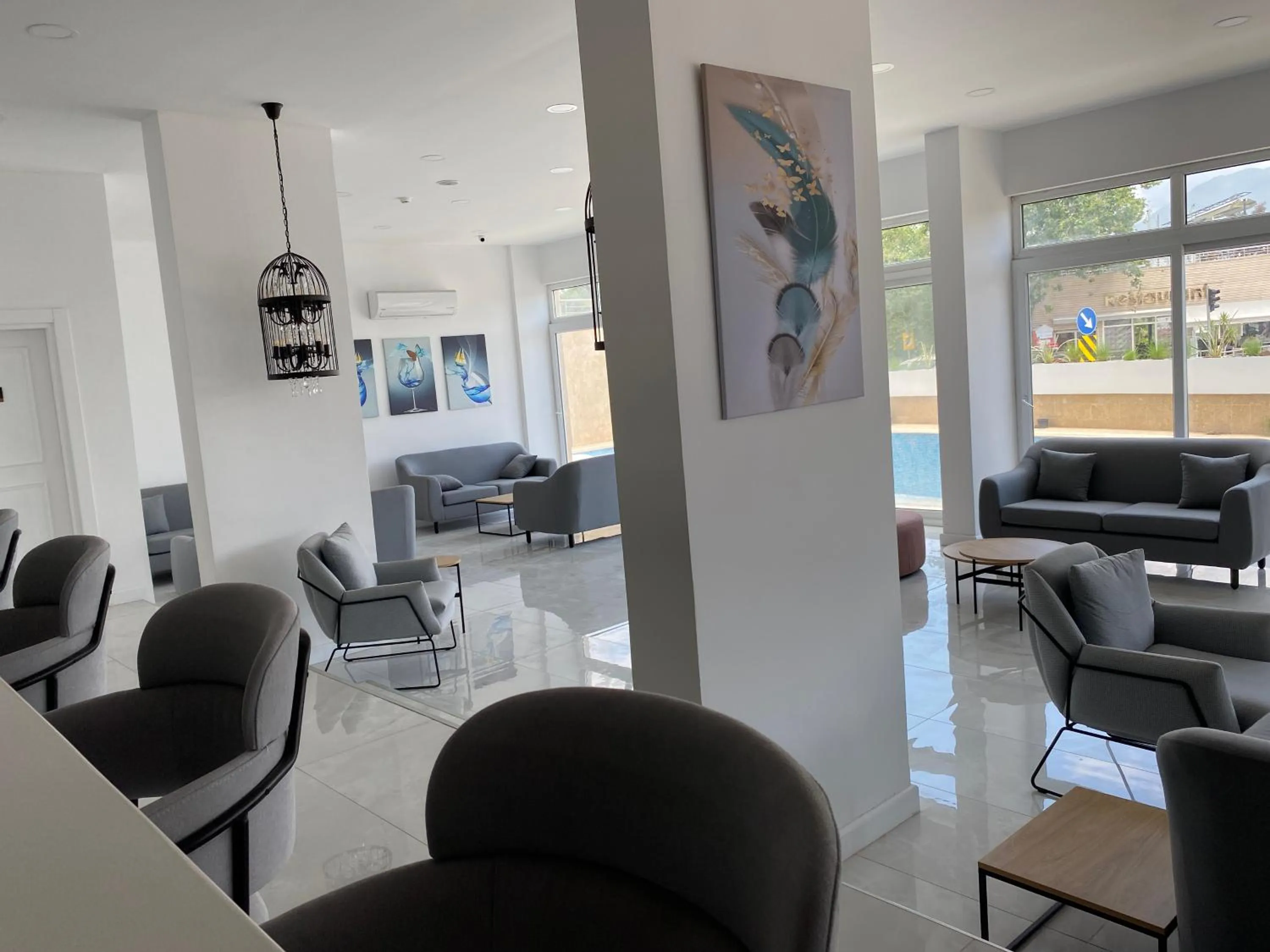 Lobby or reception in Finike Marina Hotel