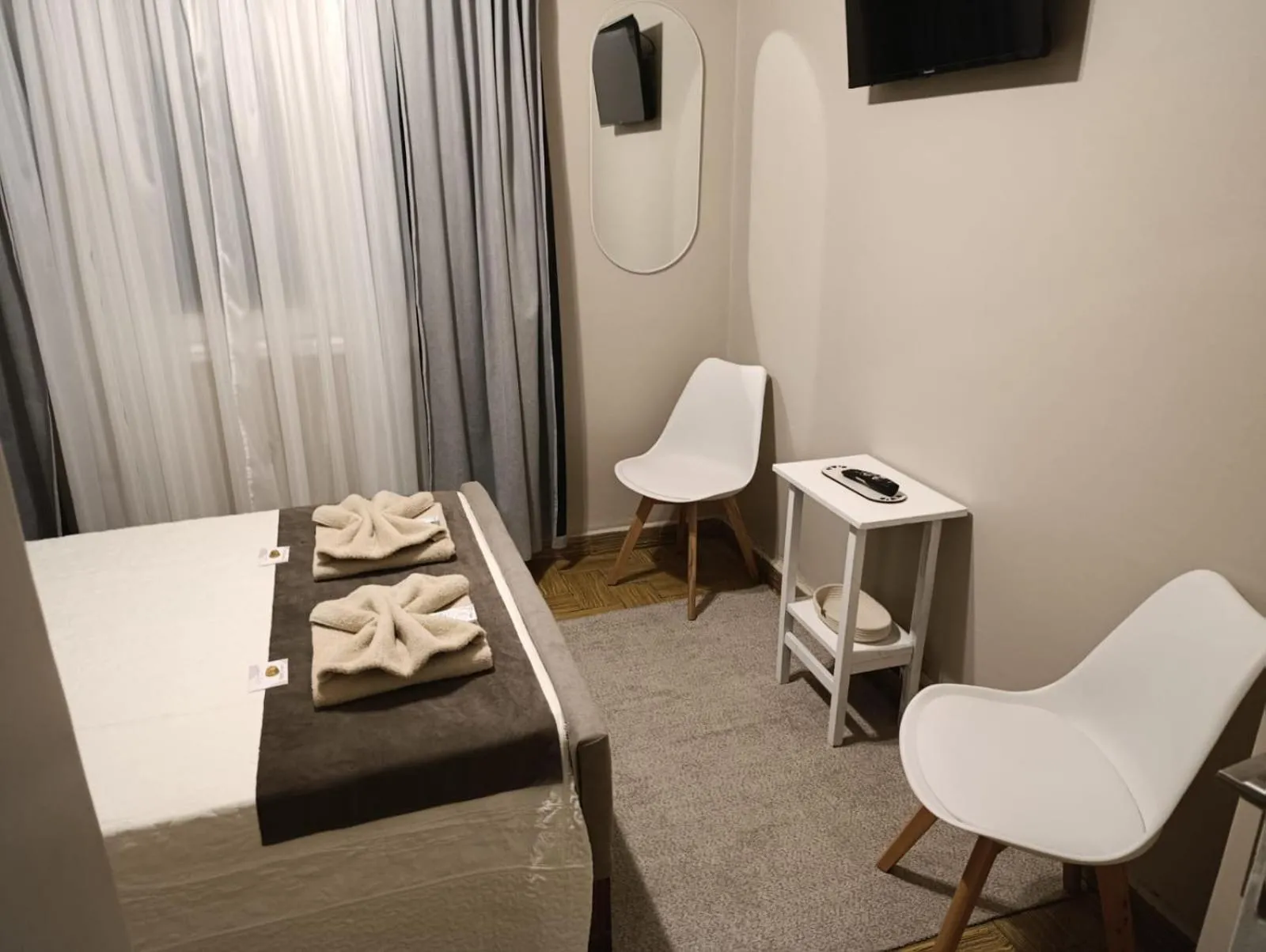 Bed in Hotel Jorgito