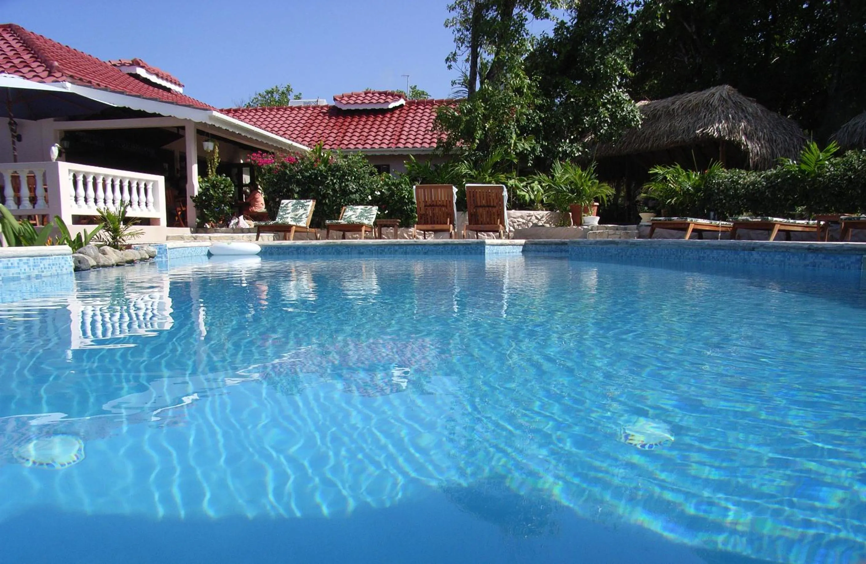 Swimming pool in Petite Anse Hotel