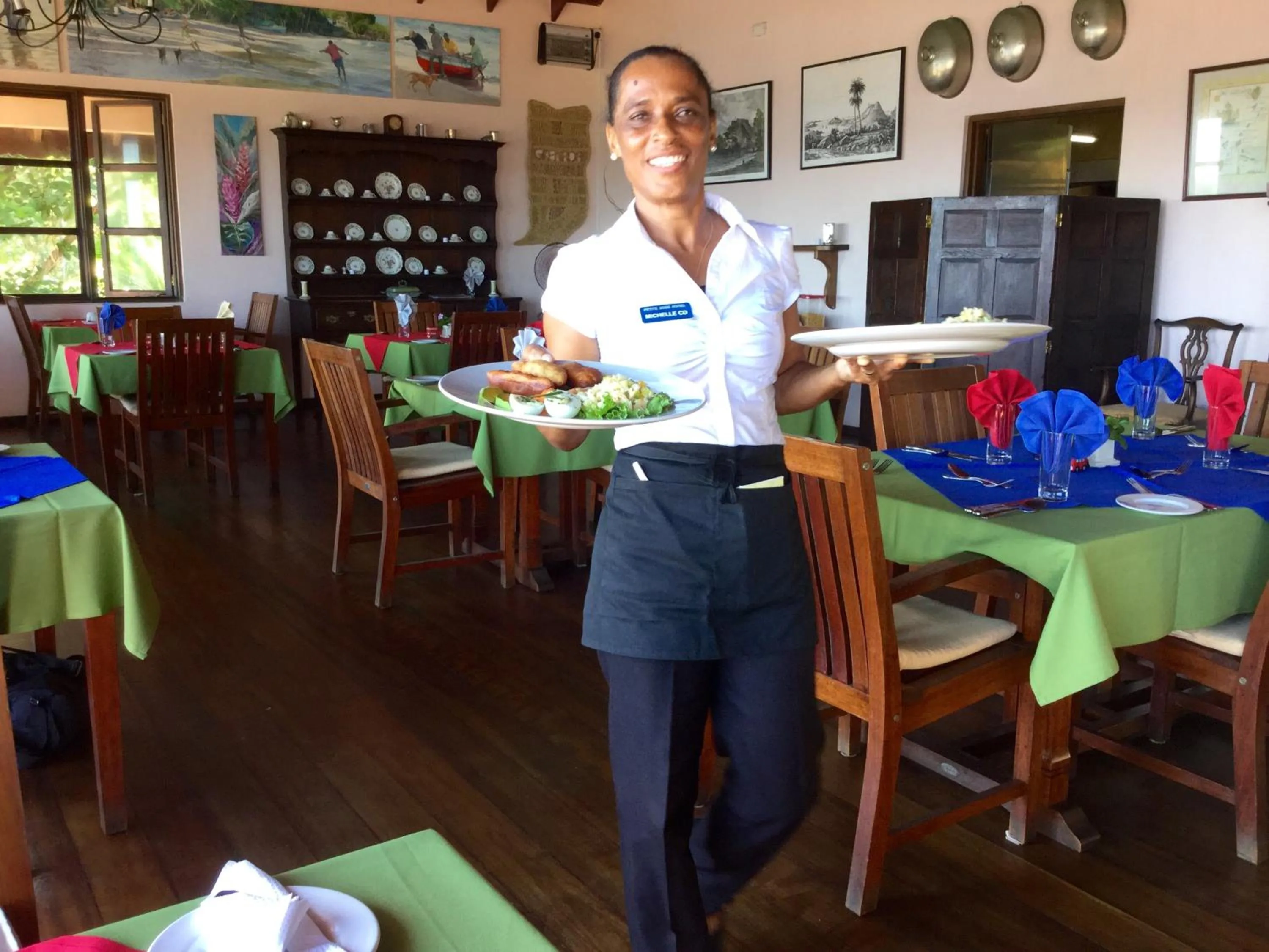 Staff in Petite Anse Hotel