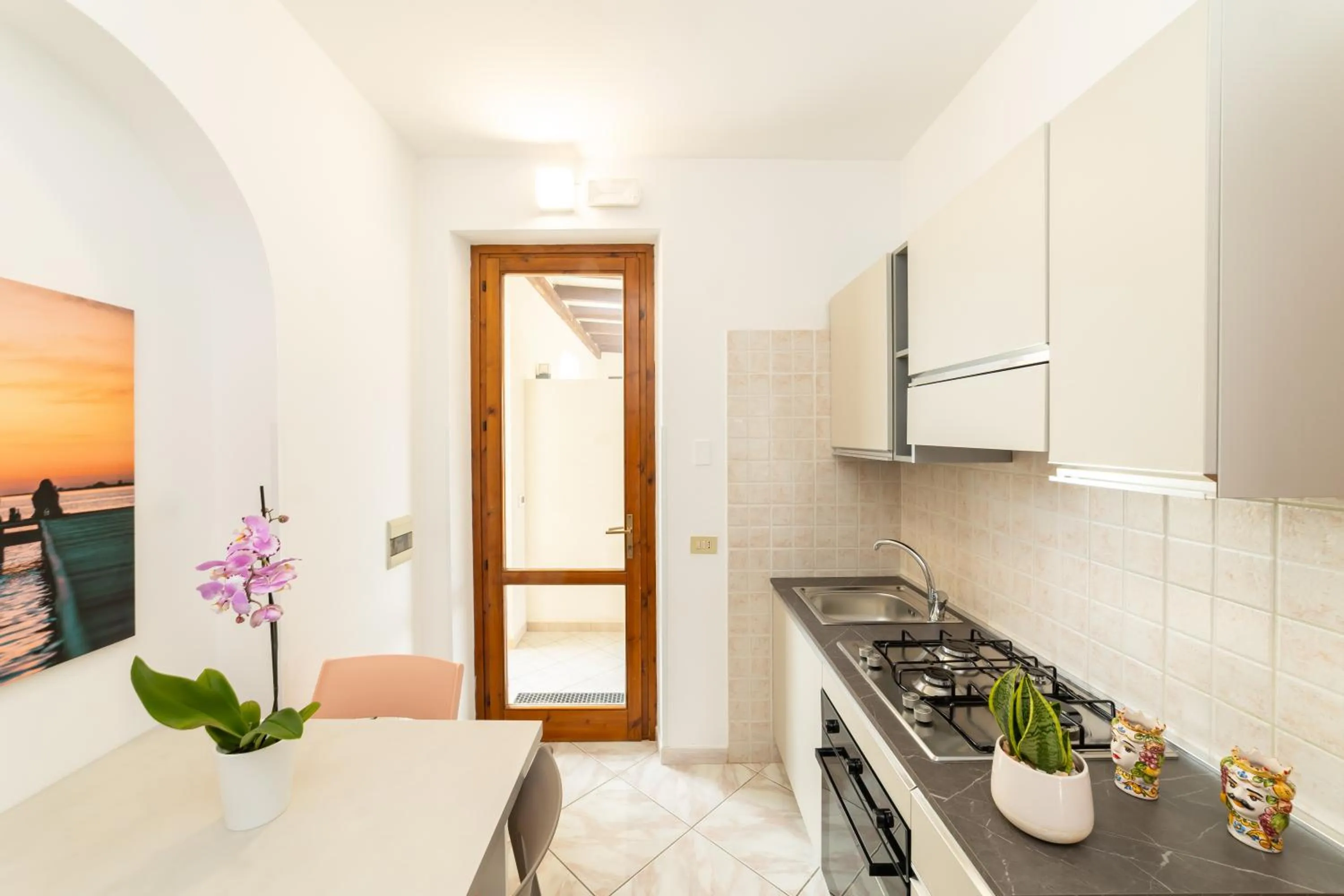 kitchen in Resort Santa Maria Hotel