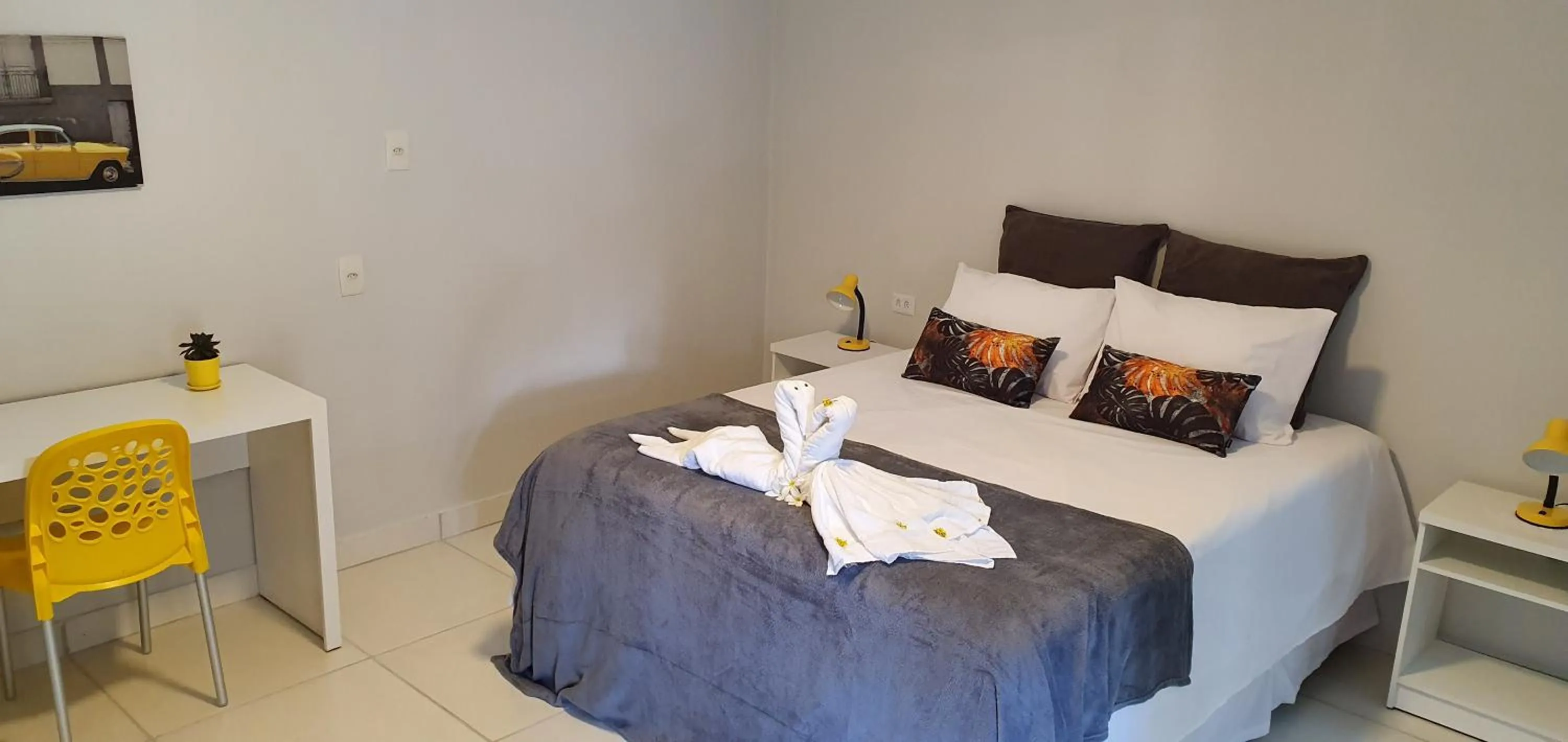 Bed in Pousada das Oliveiras