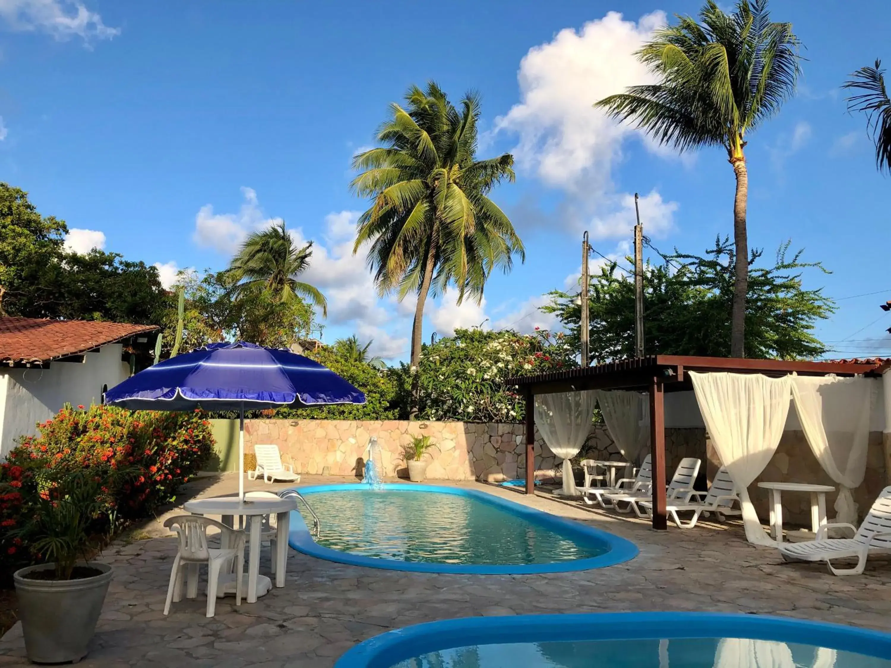 Garden view in Pousada das Oliveiras Garden view in Pousada das Oliveiras