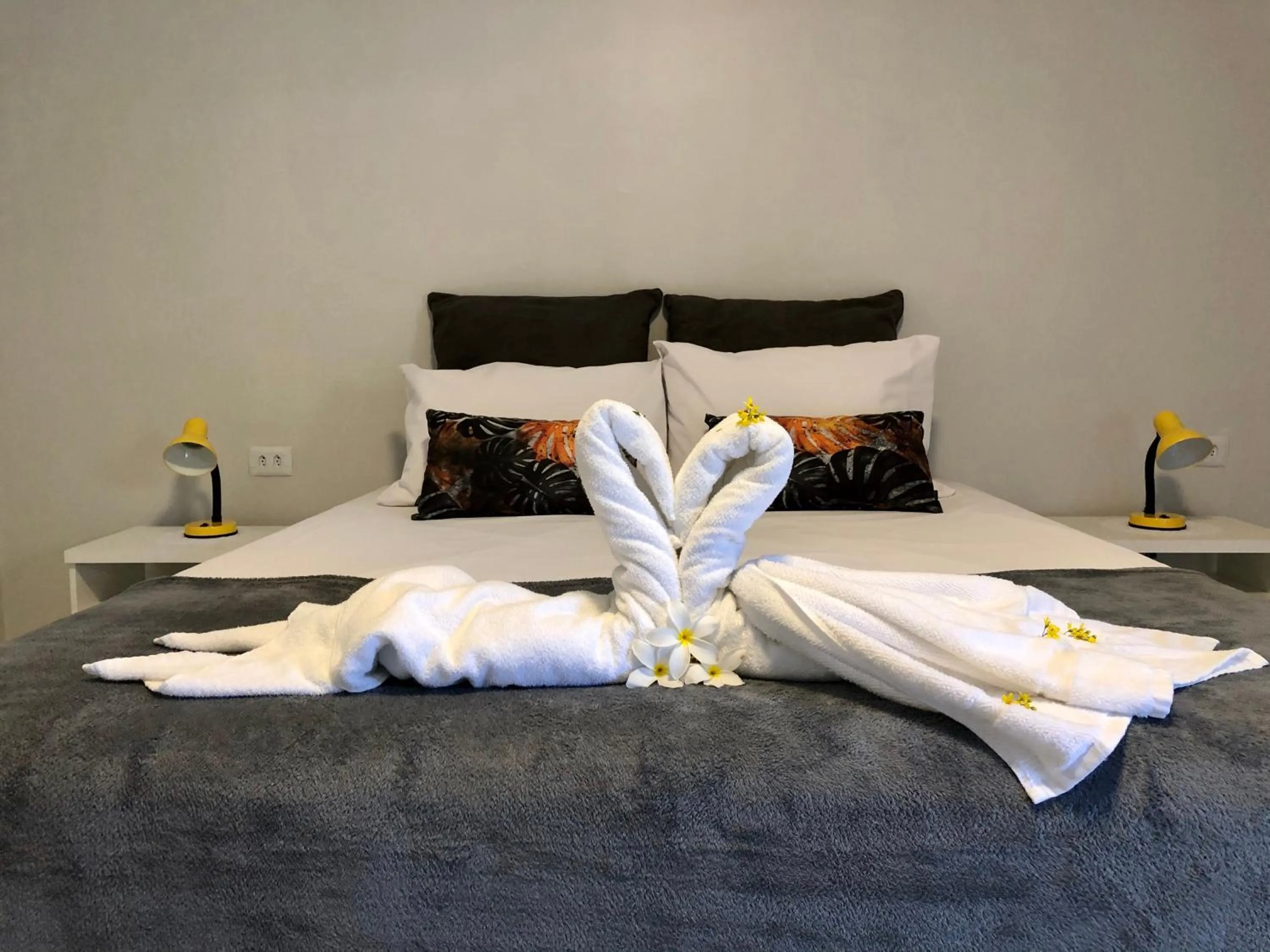 Bed in Pousada das Oliveiras