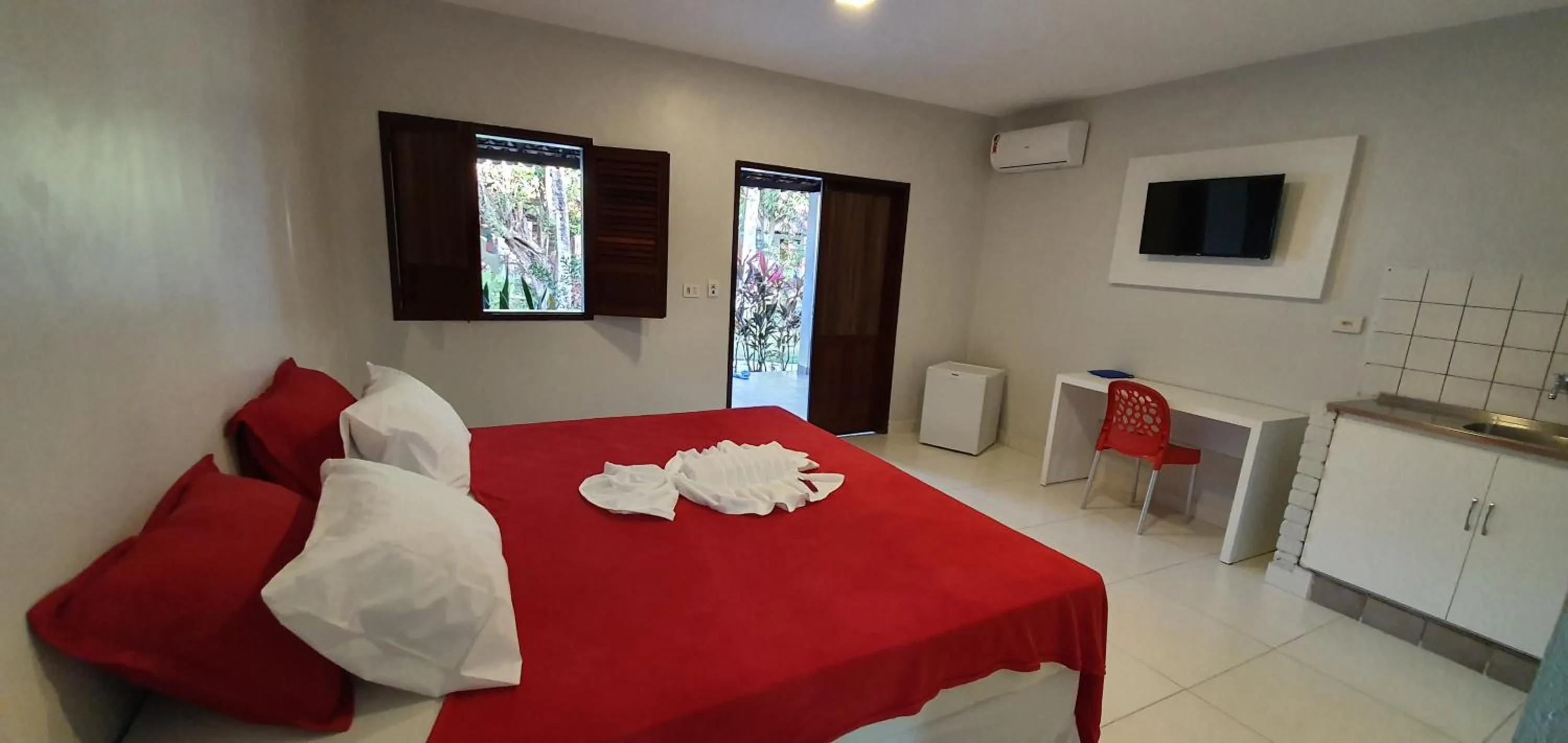 Bed in Pousada das Oliveiras