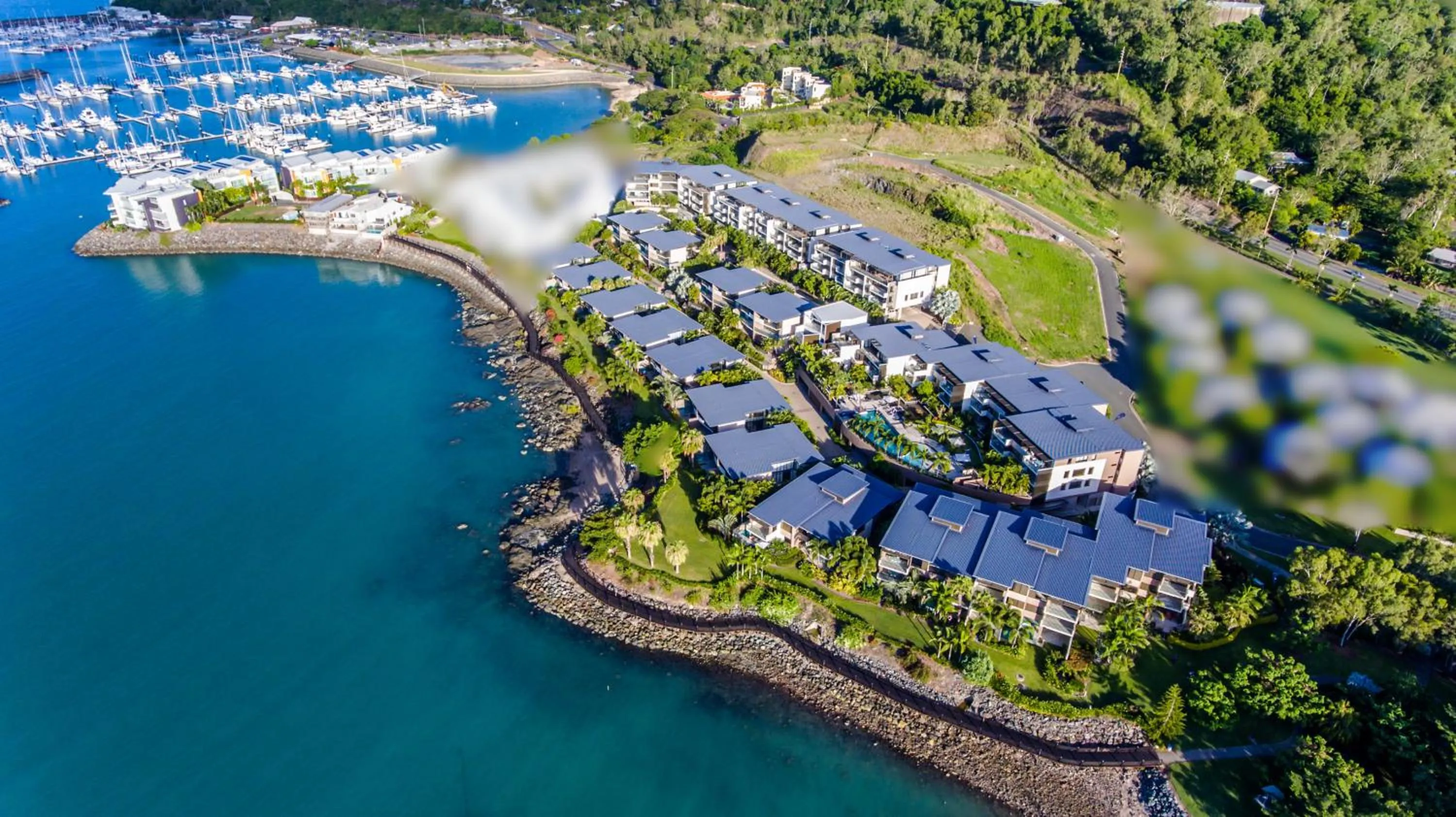 Bird's eye view in Mirage Whitsundays