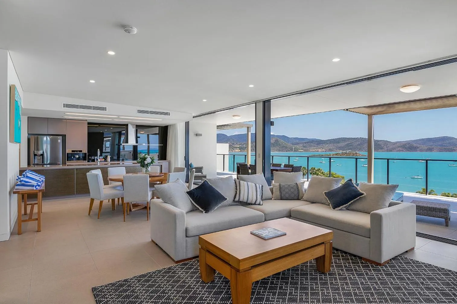 Living room in Mirage Whitsundays