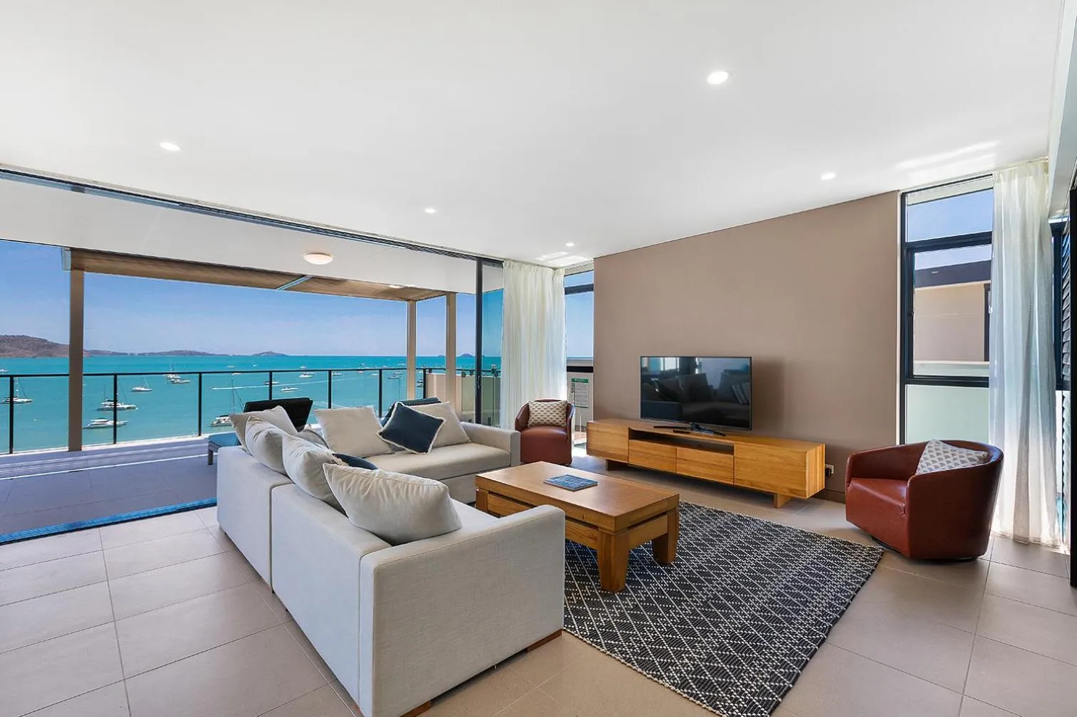 Living room in Mirage Whitsundays