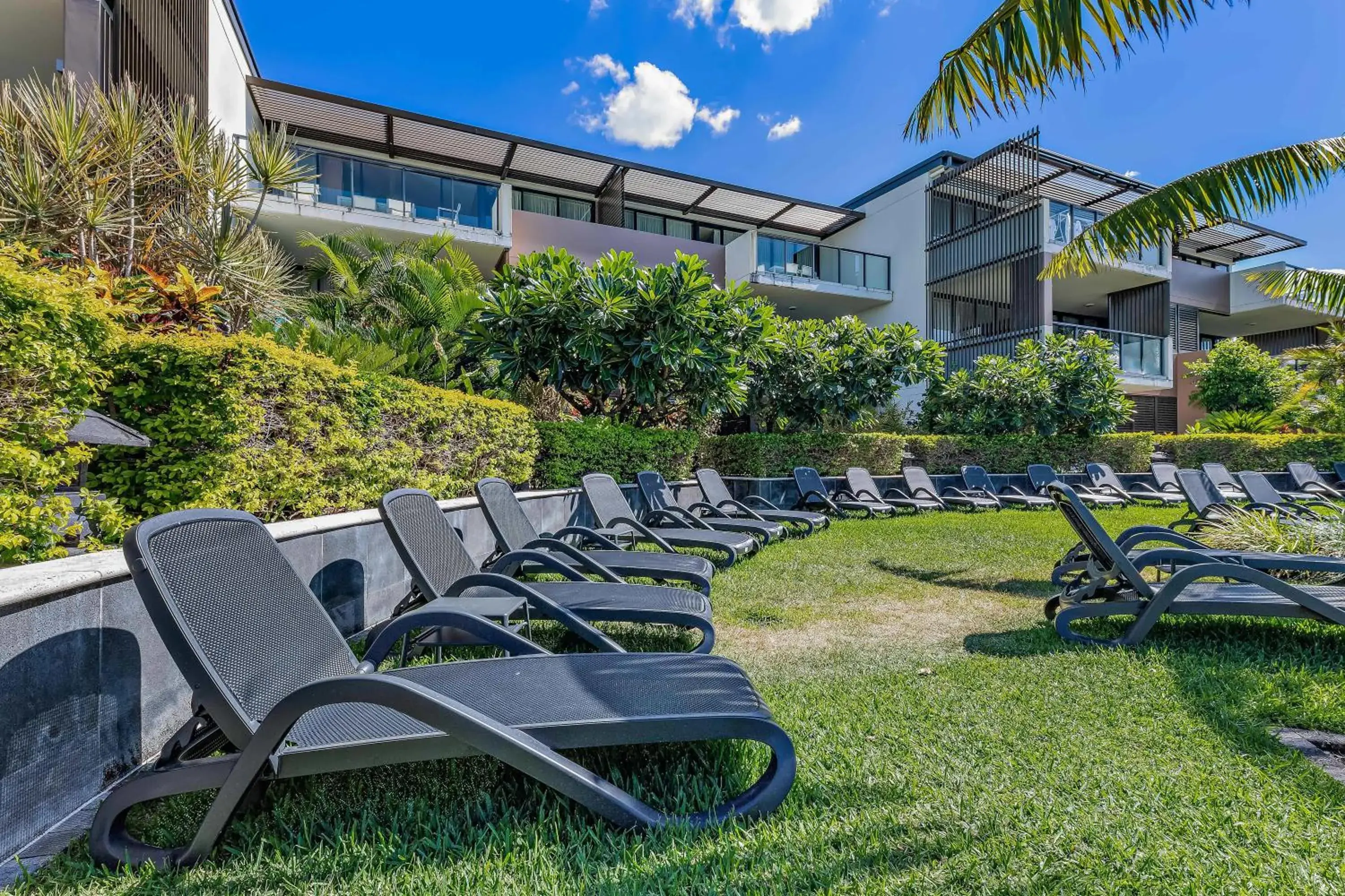 sunbed in Mirage Whitsundays sunbed in Mirage Whitsundays