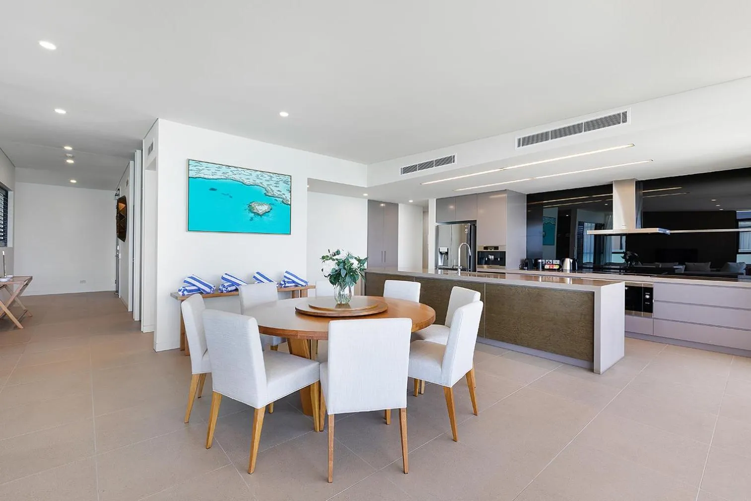 Dining area in Mirage Whitsundays