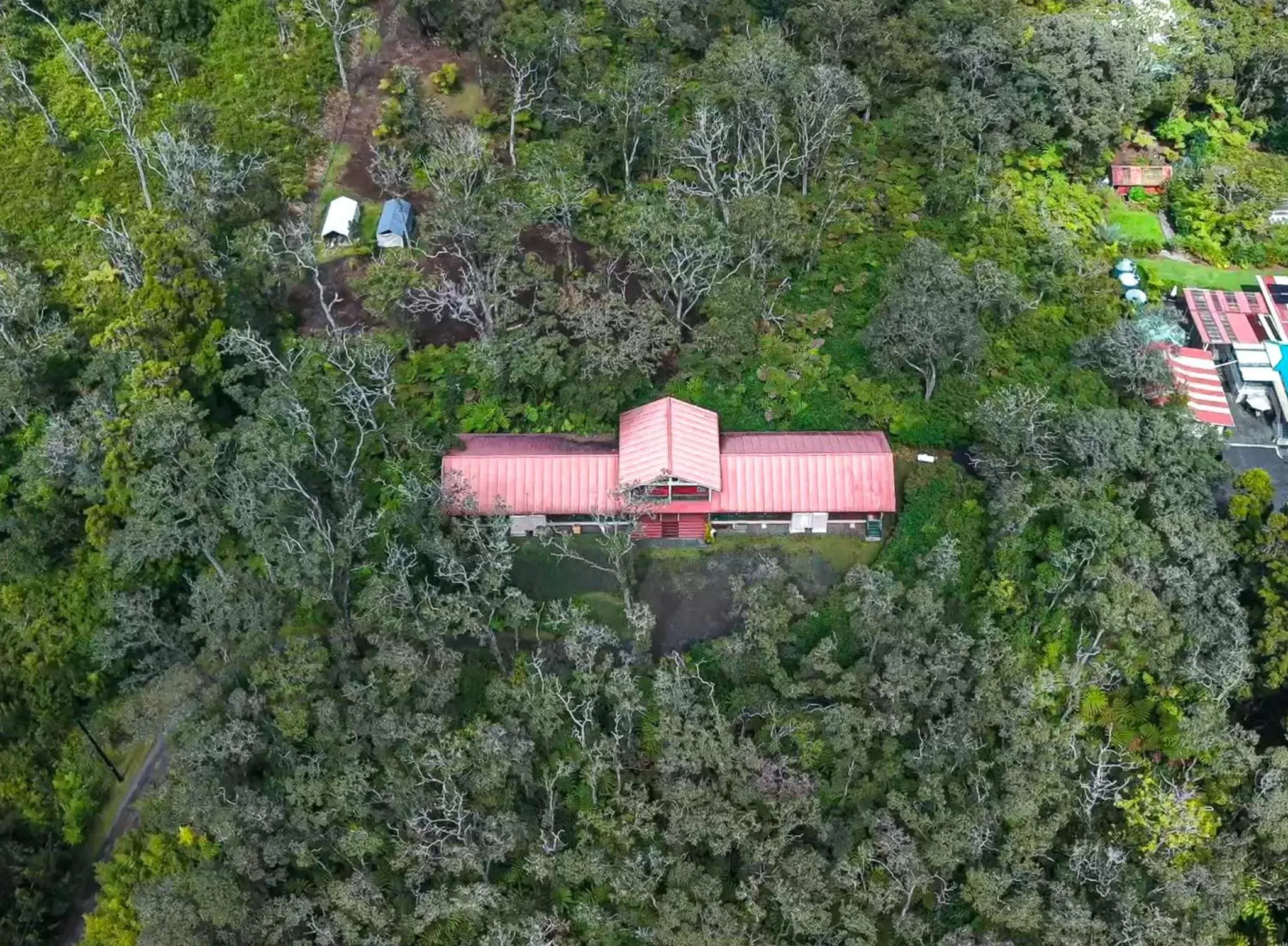 Bird's eye view in Volcano Forest Inn Bird's eye view in Volcano Forest Inn