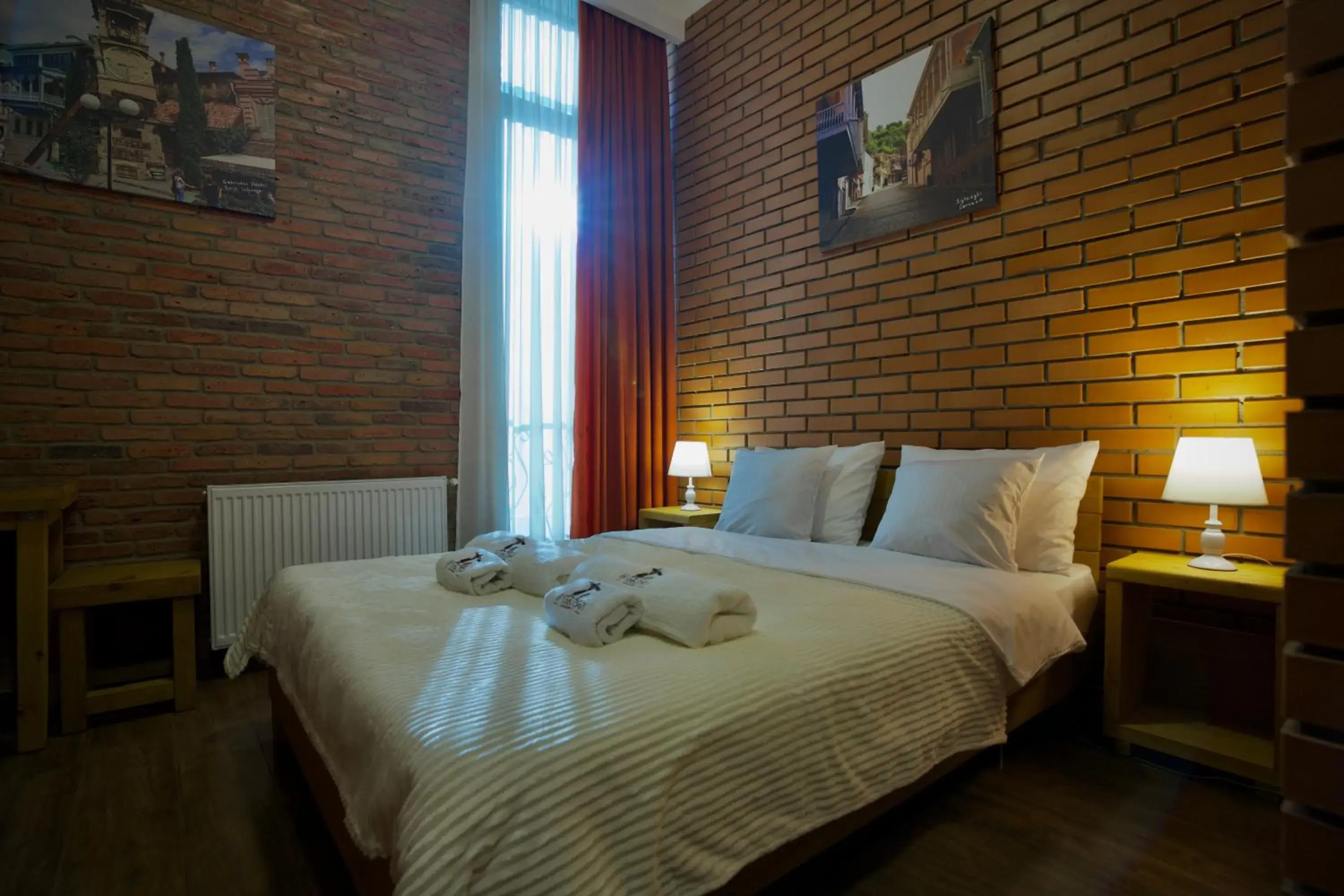 Bed in Hotel Mogzauri Bed in Hotel Mogzauri