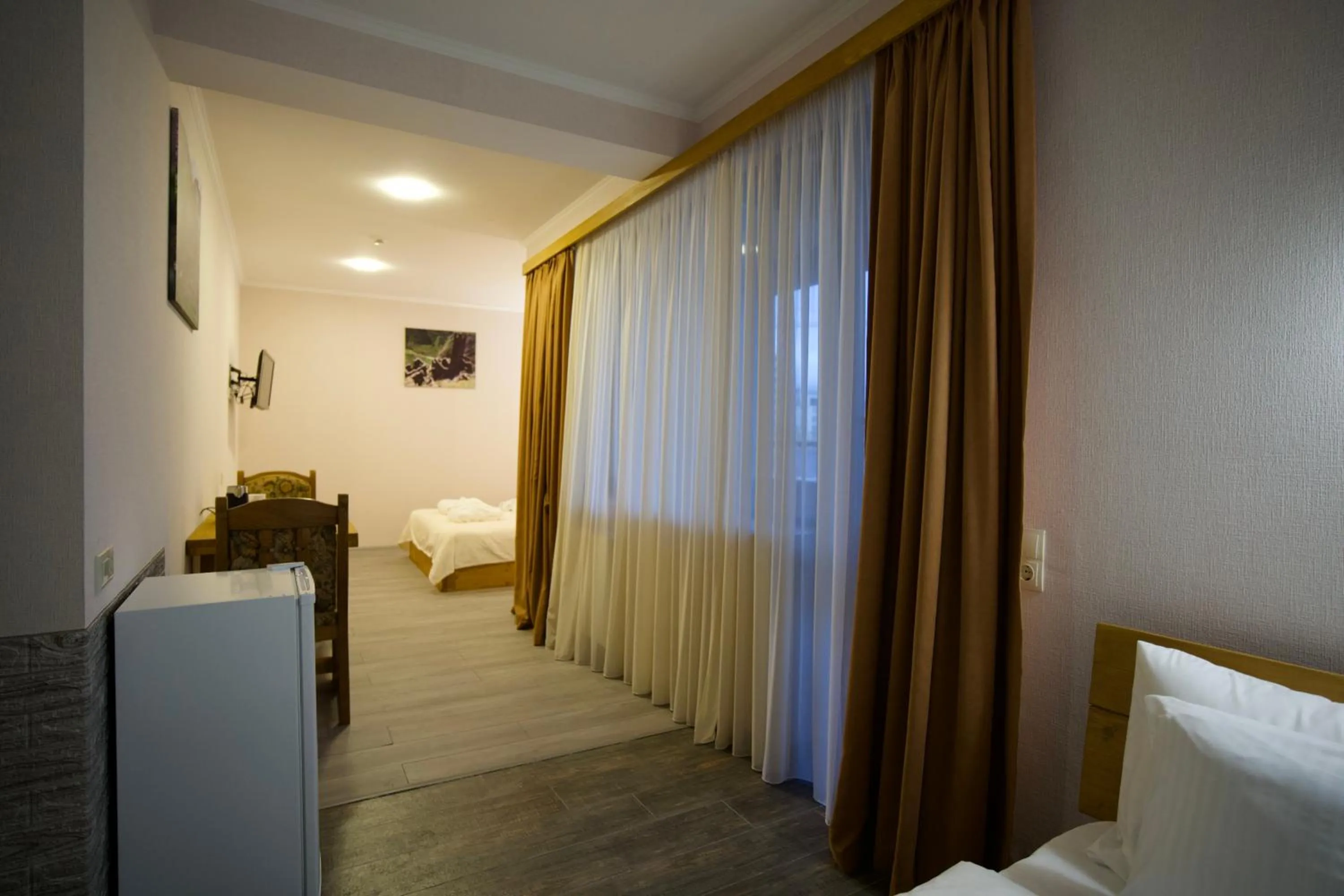 Bedroom, Bed in Hotel Mogzauri