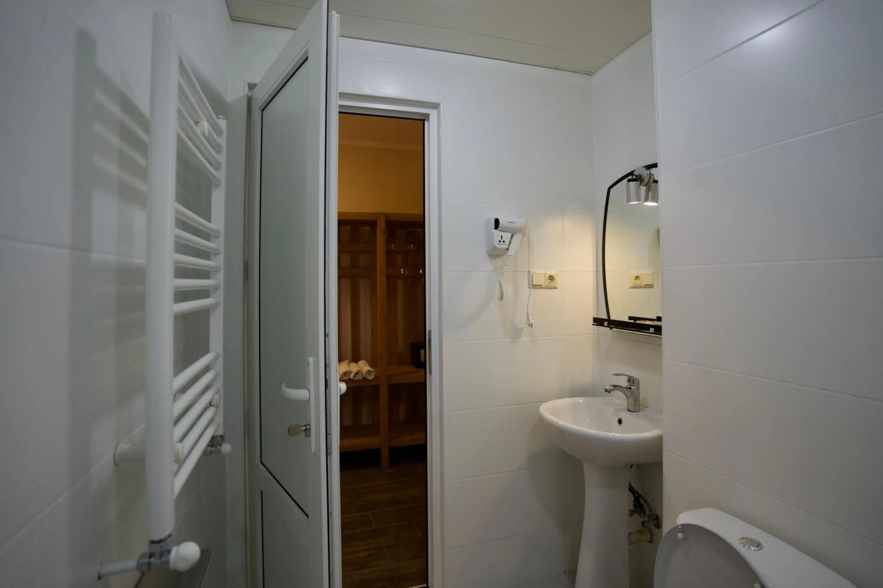 Shower in Hotel Mogzauri