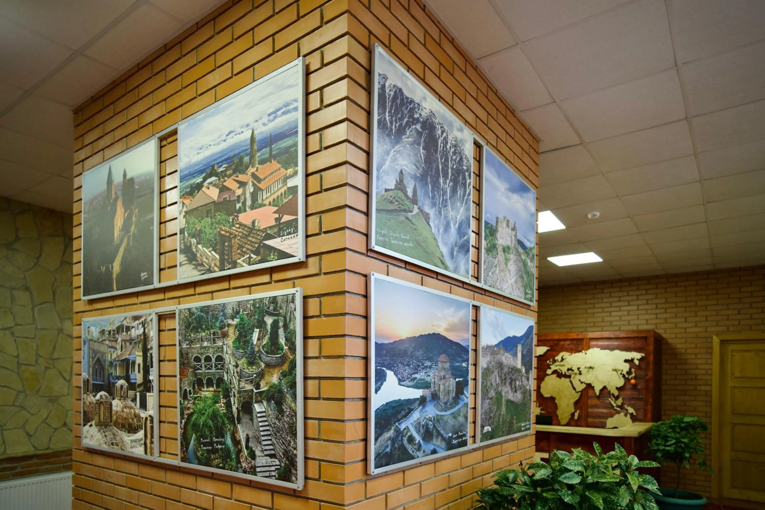 Decorative detail in Hotel Mogzauri