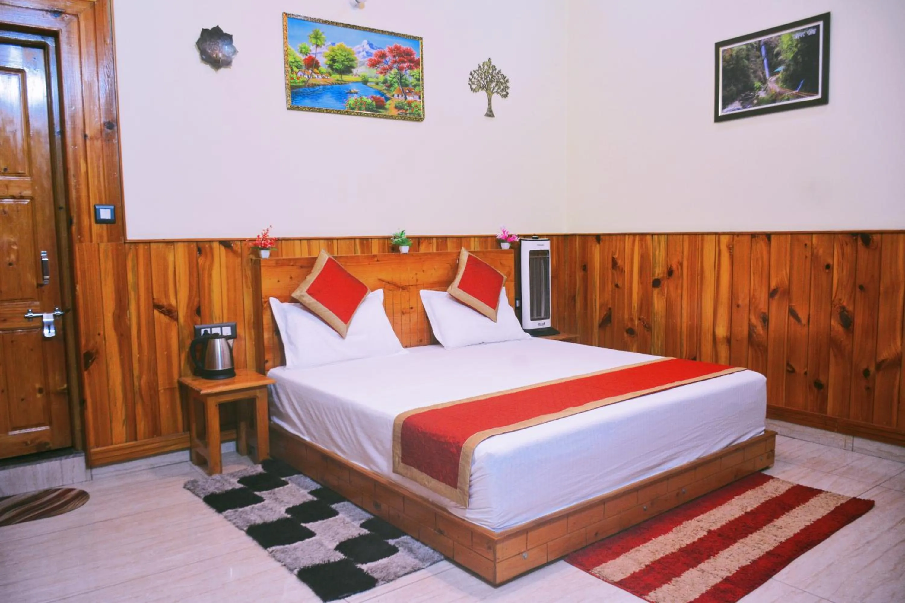 Bed in Anurag Hotel