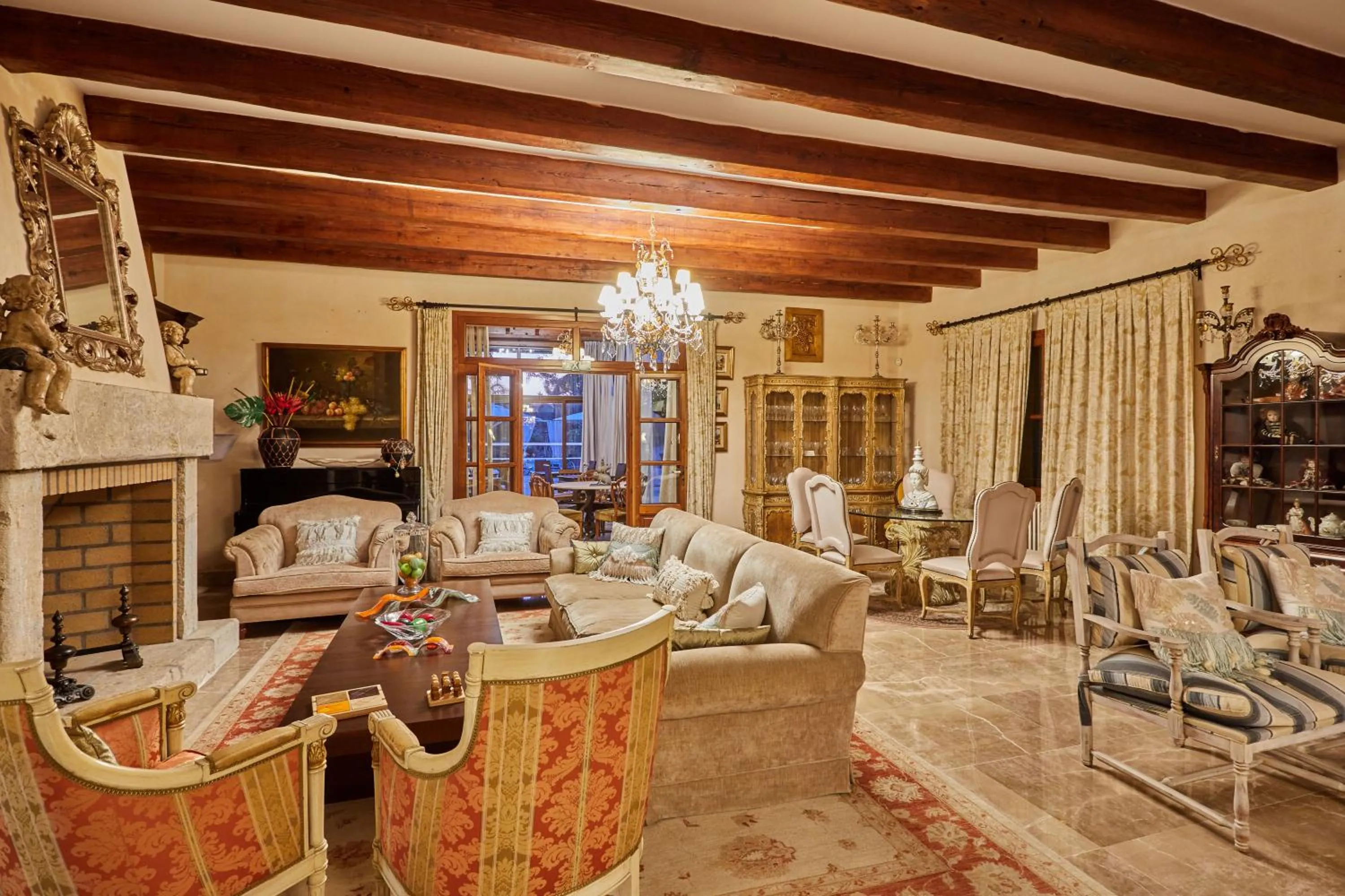 Living room in Agroturismo Sa Vinya des Convent