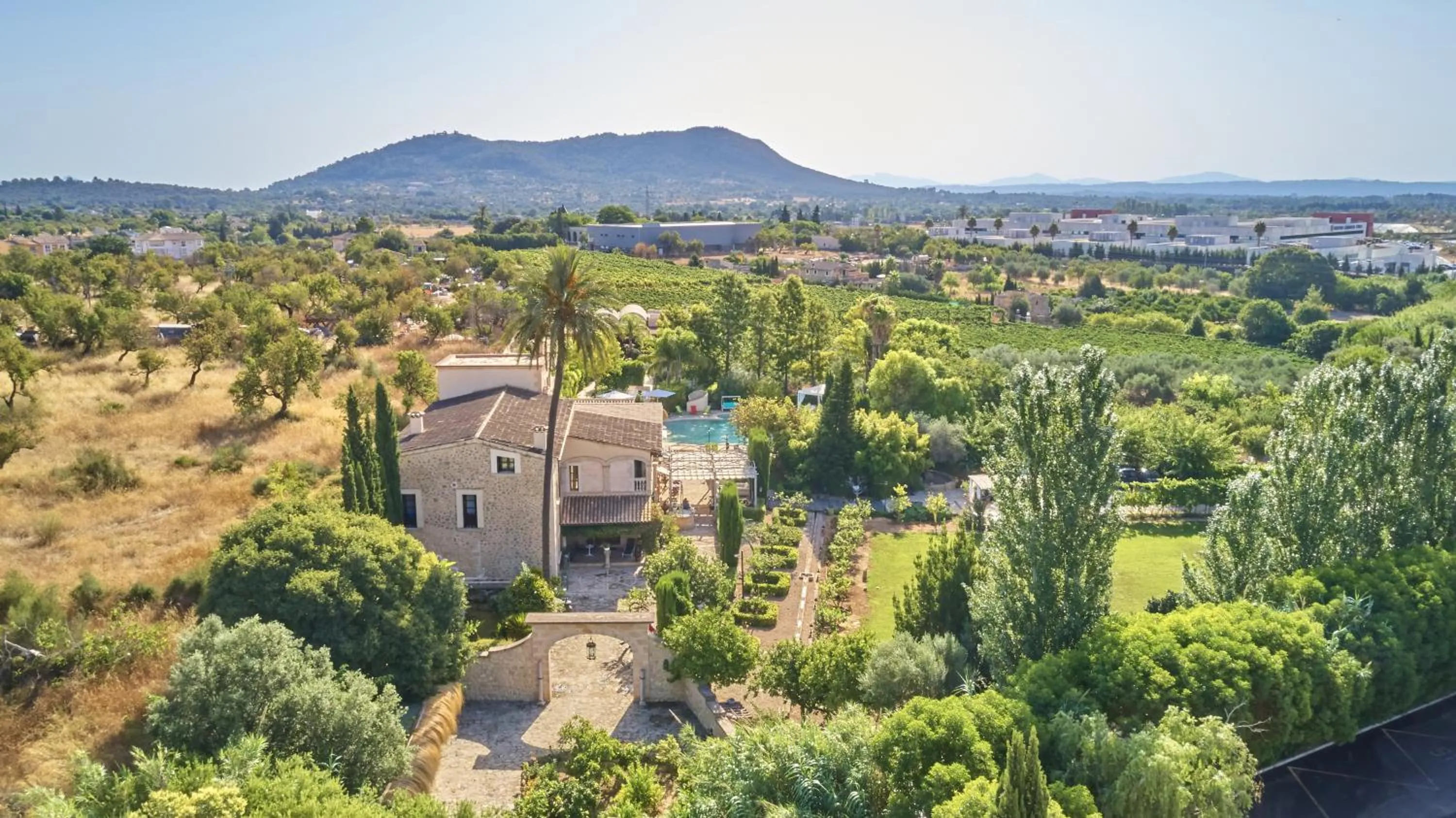 Bird's eye view in Agroturismo Sa Vinya des Convent