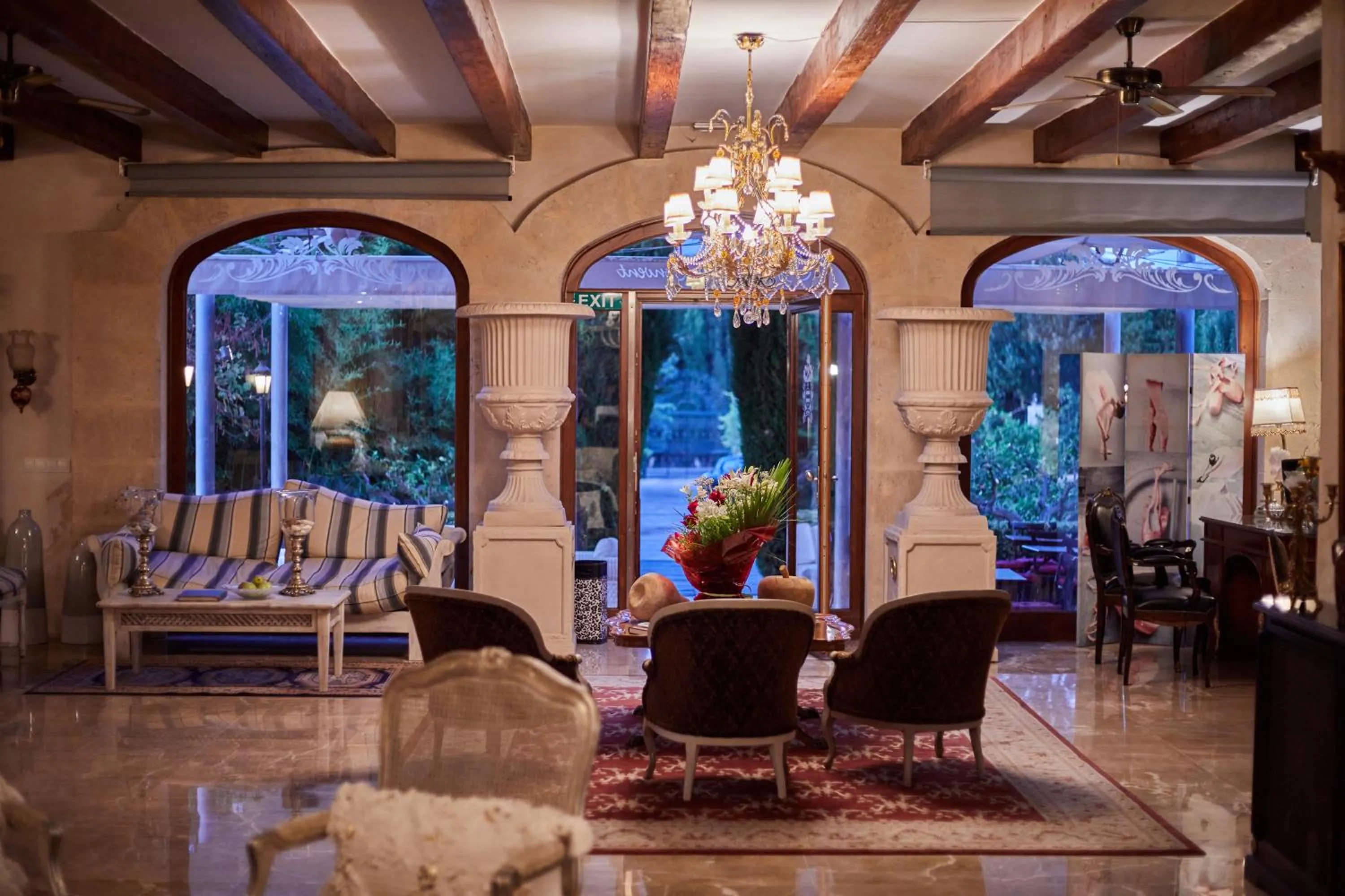 Lobby or reception in Agroturismo Sa Vinya des Convent