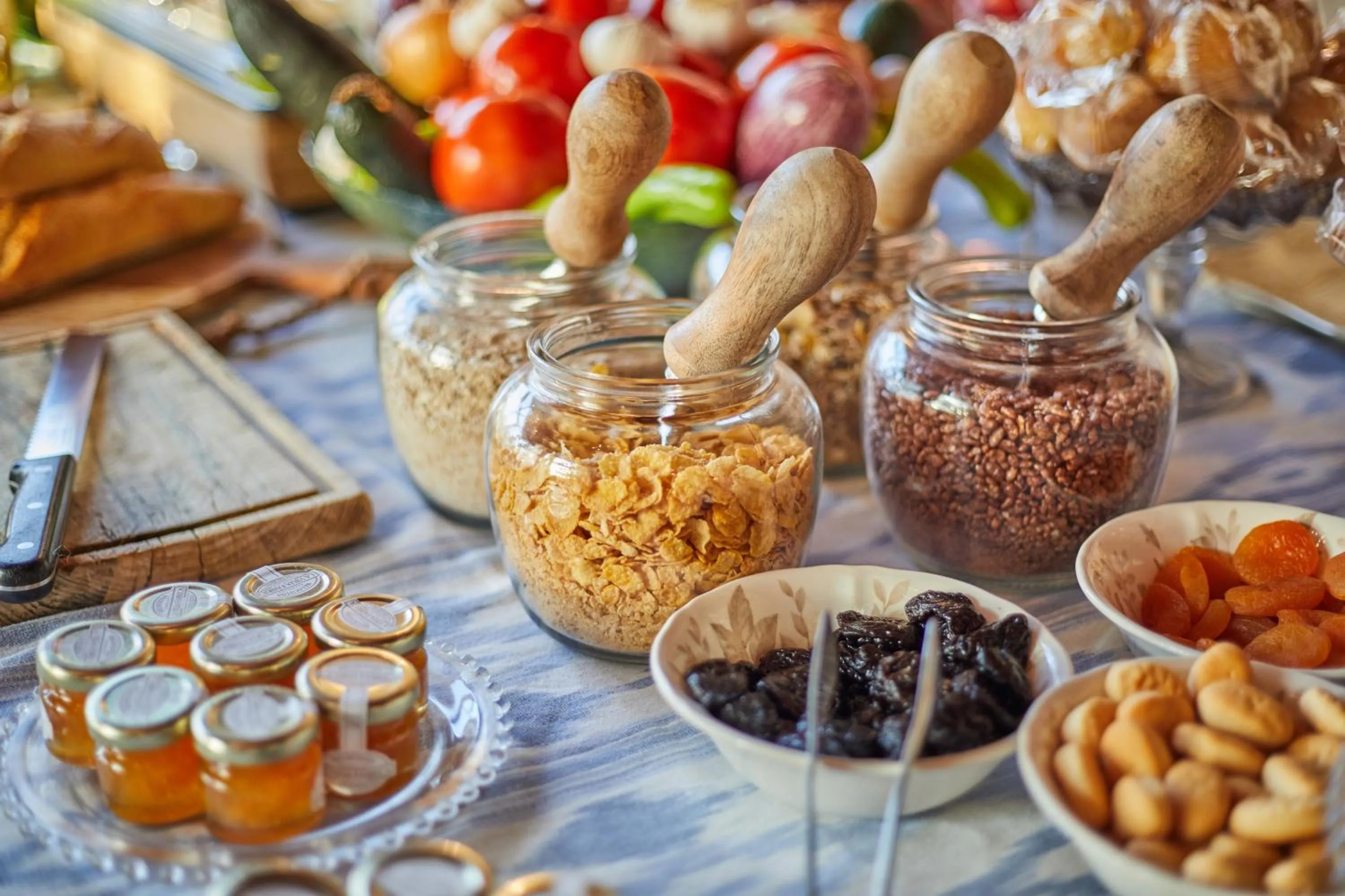 Buffet breakfast in Agroturismo Sa Vinya des Convent