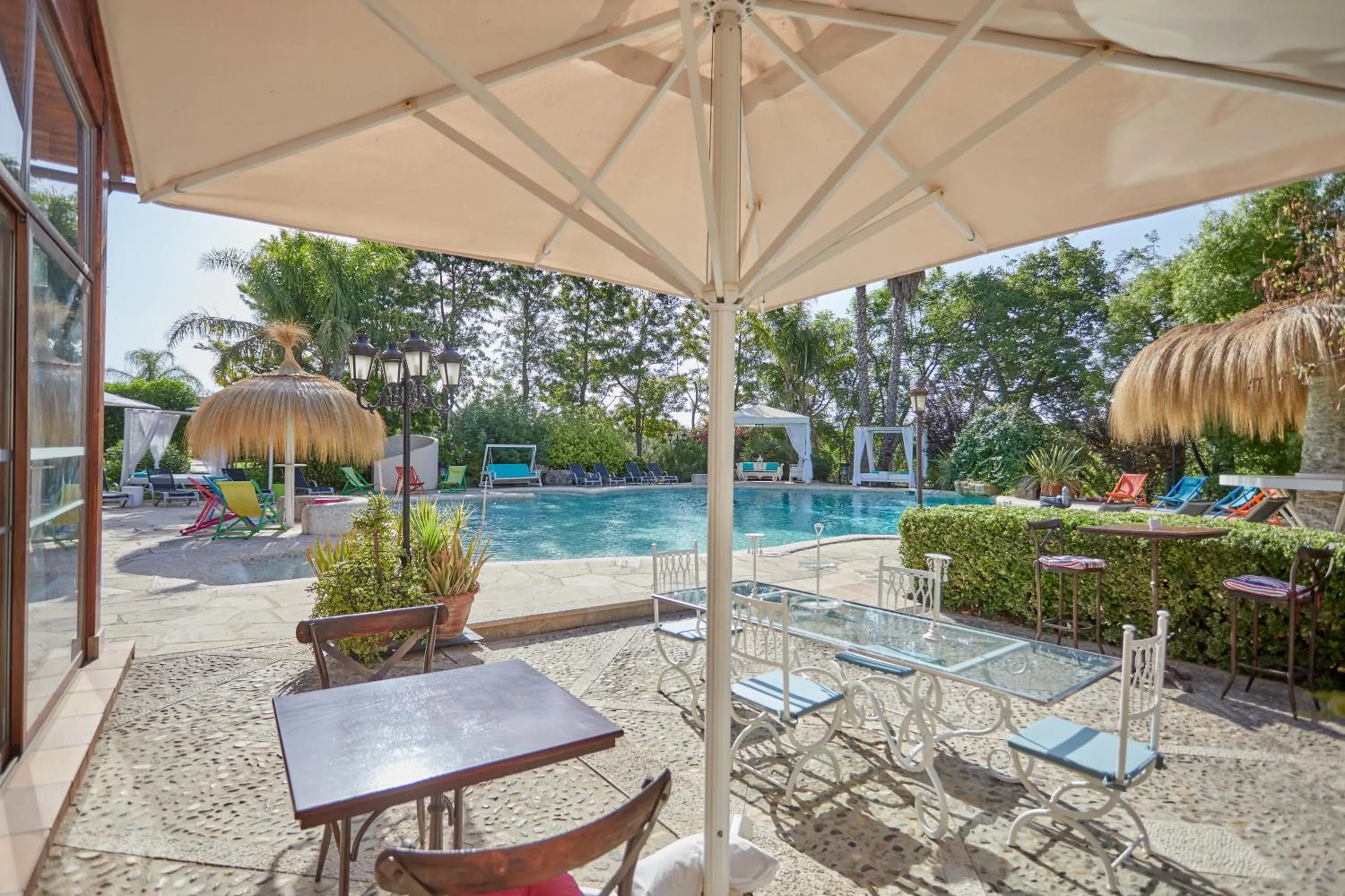 Swimming pool in Agroturismo Sa Vinya des Convent
