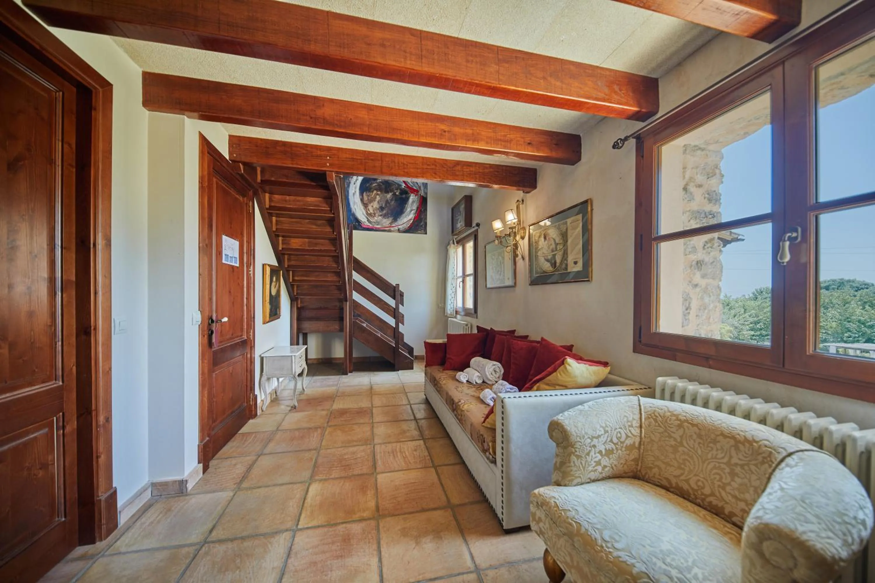 Seating area in Agroturismo Sa Vinya des Convent