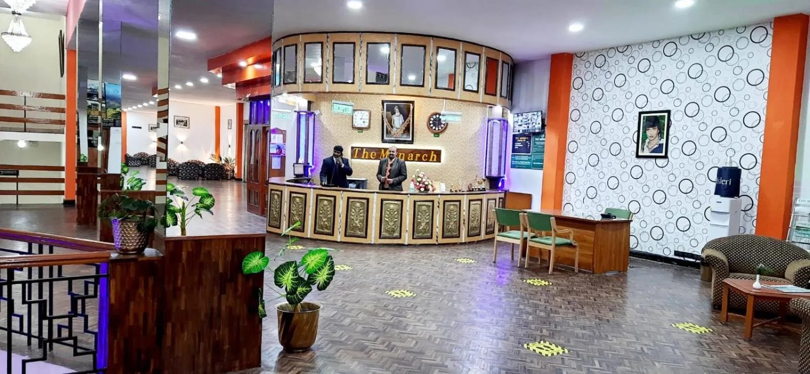 Lobby or reception in The Monarch