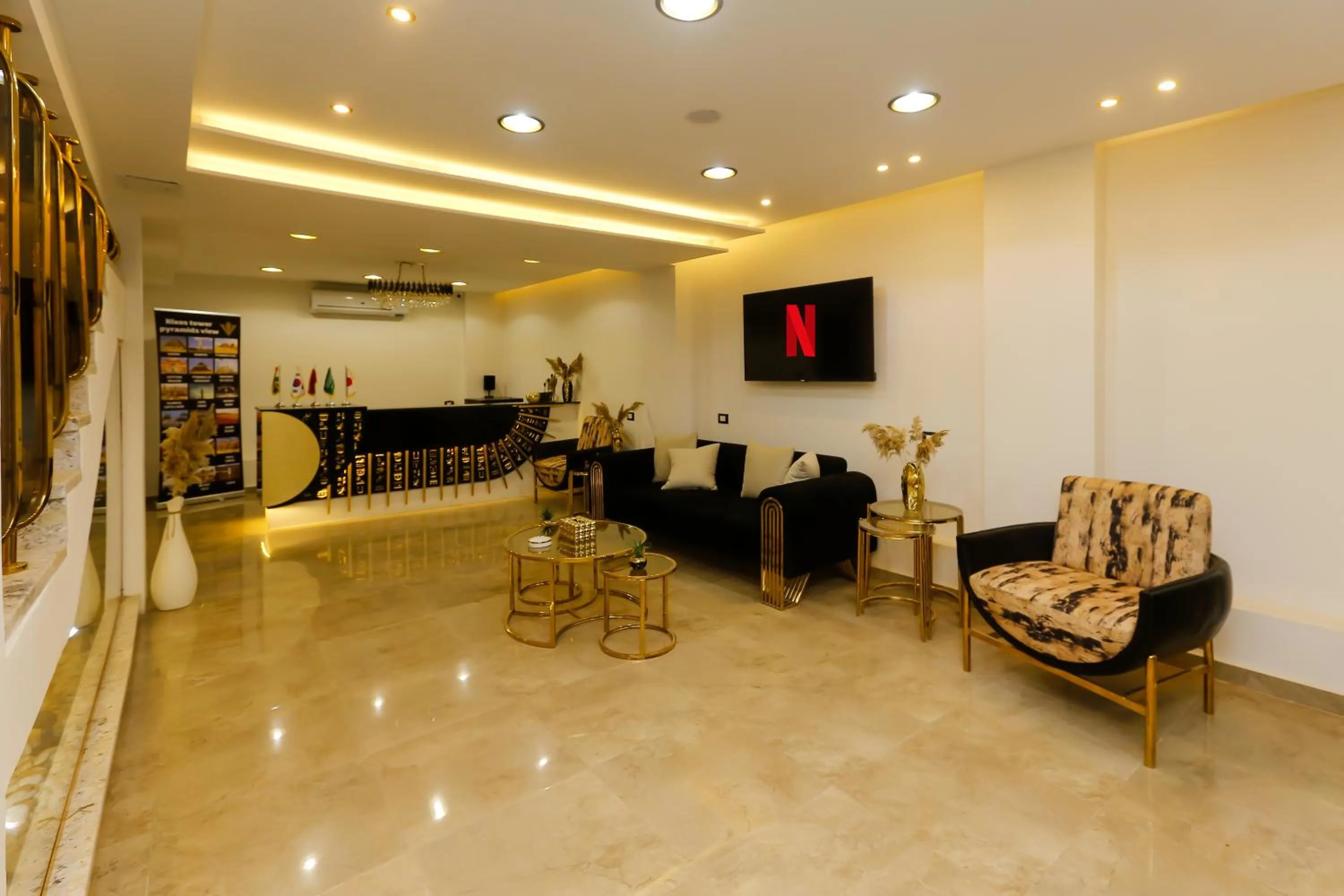 TV and multimedia in Rixoss tower Pyramids View