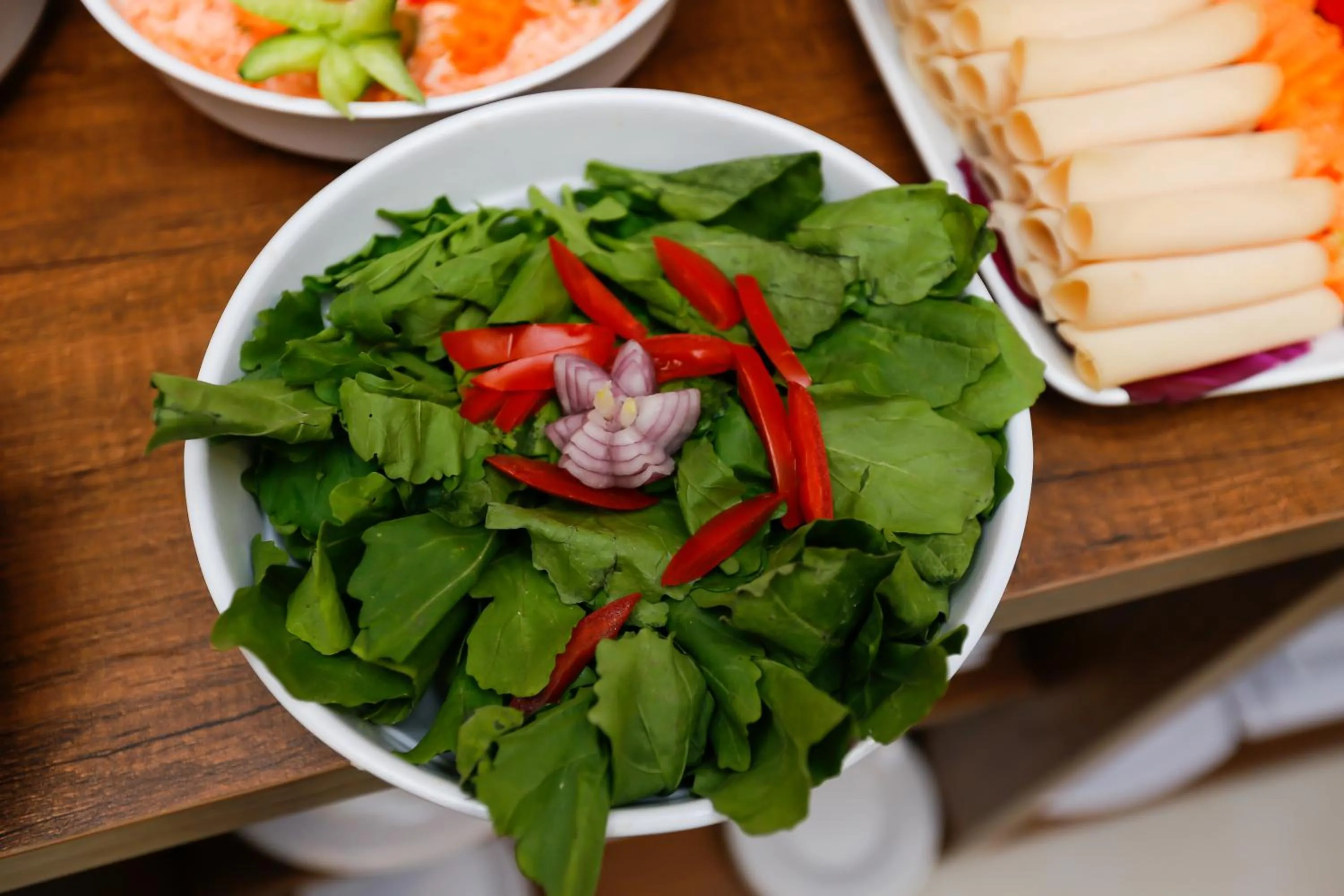 Food and drinks in Rixoss tower Pyramids View