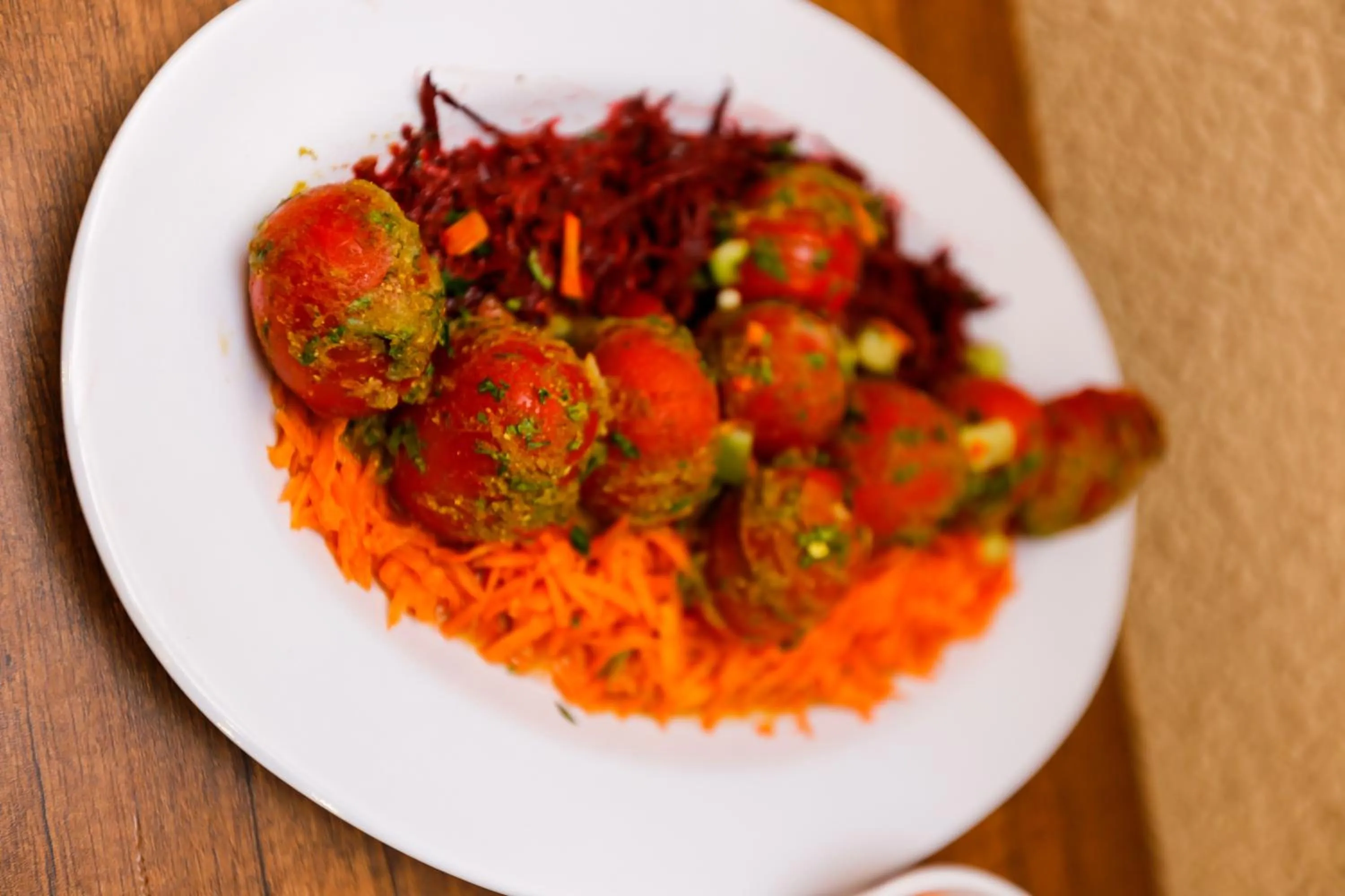 Food and drinks in Rixoss tower Pyramids View