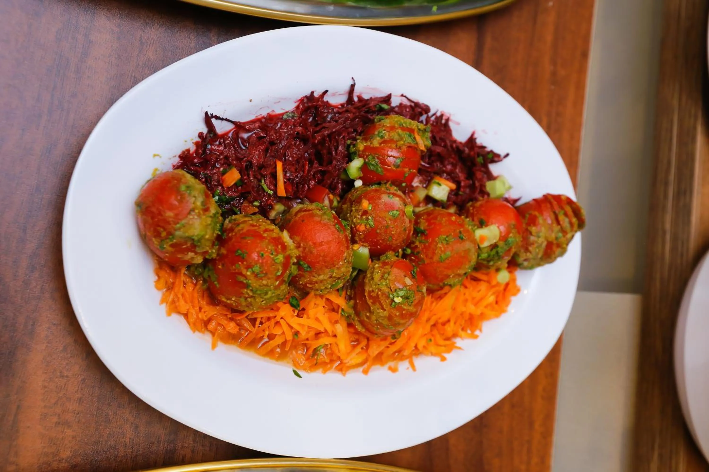 Food and drinks in Rixoss tower Pyramids View