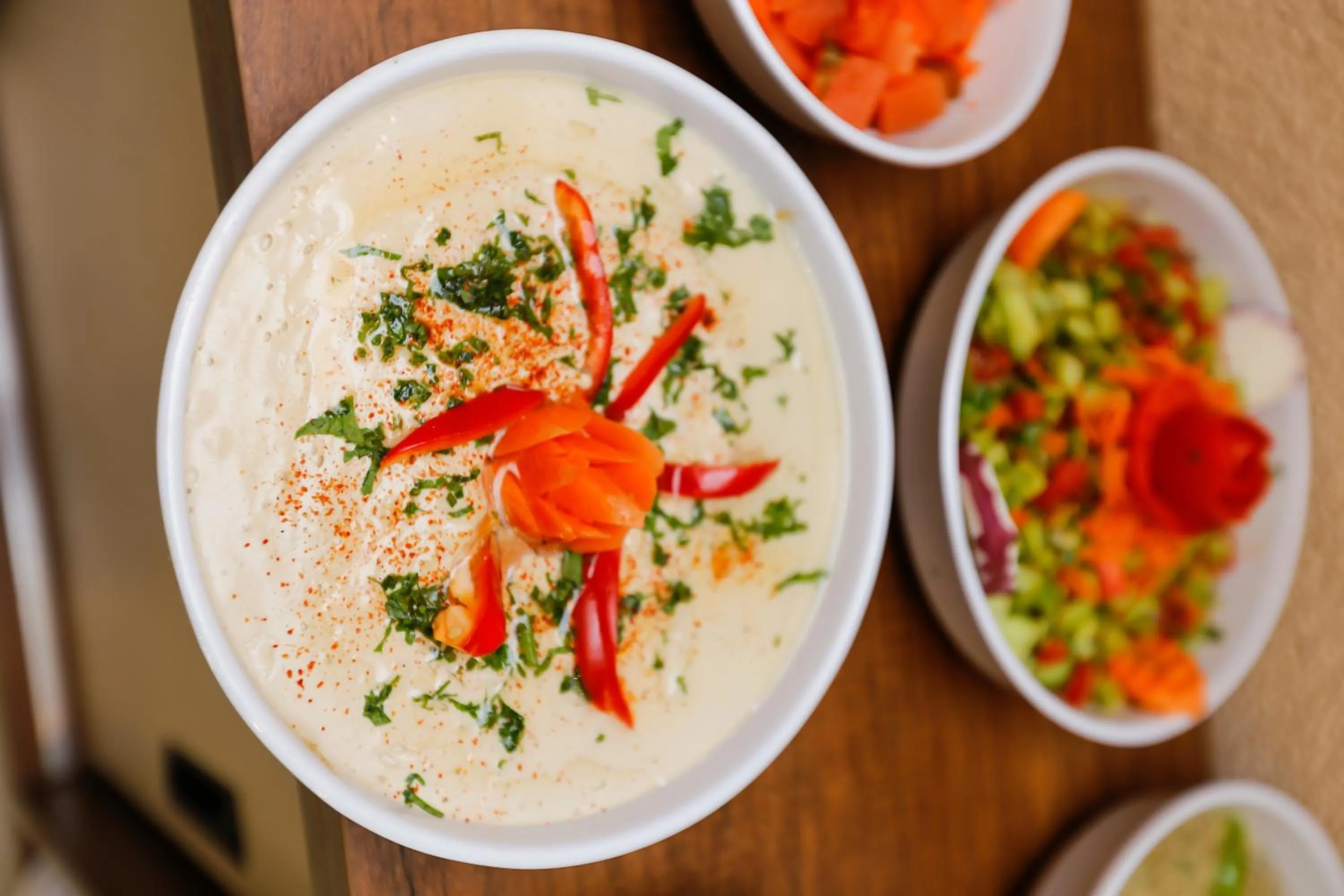 Food and drinks in Rixoss tower Pyramids View