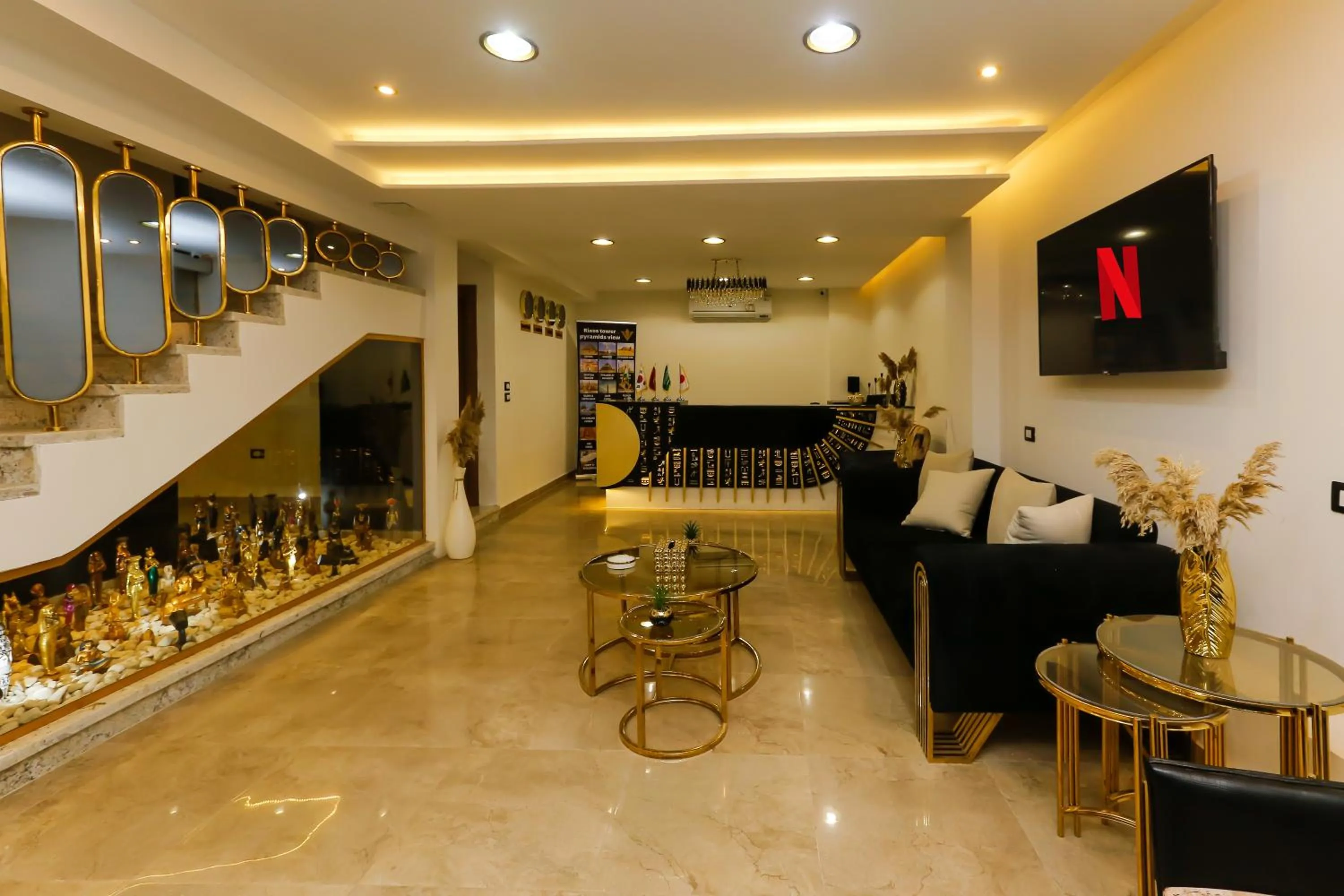 TV and multimedia in Rixoss tower Pyramids View