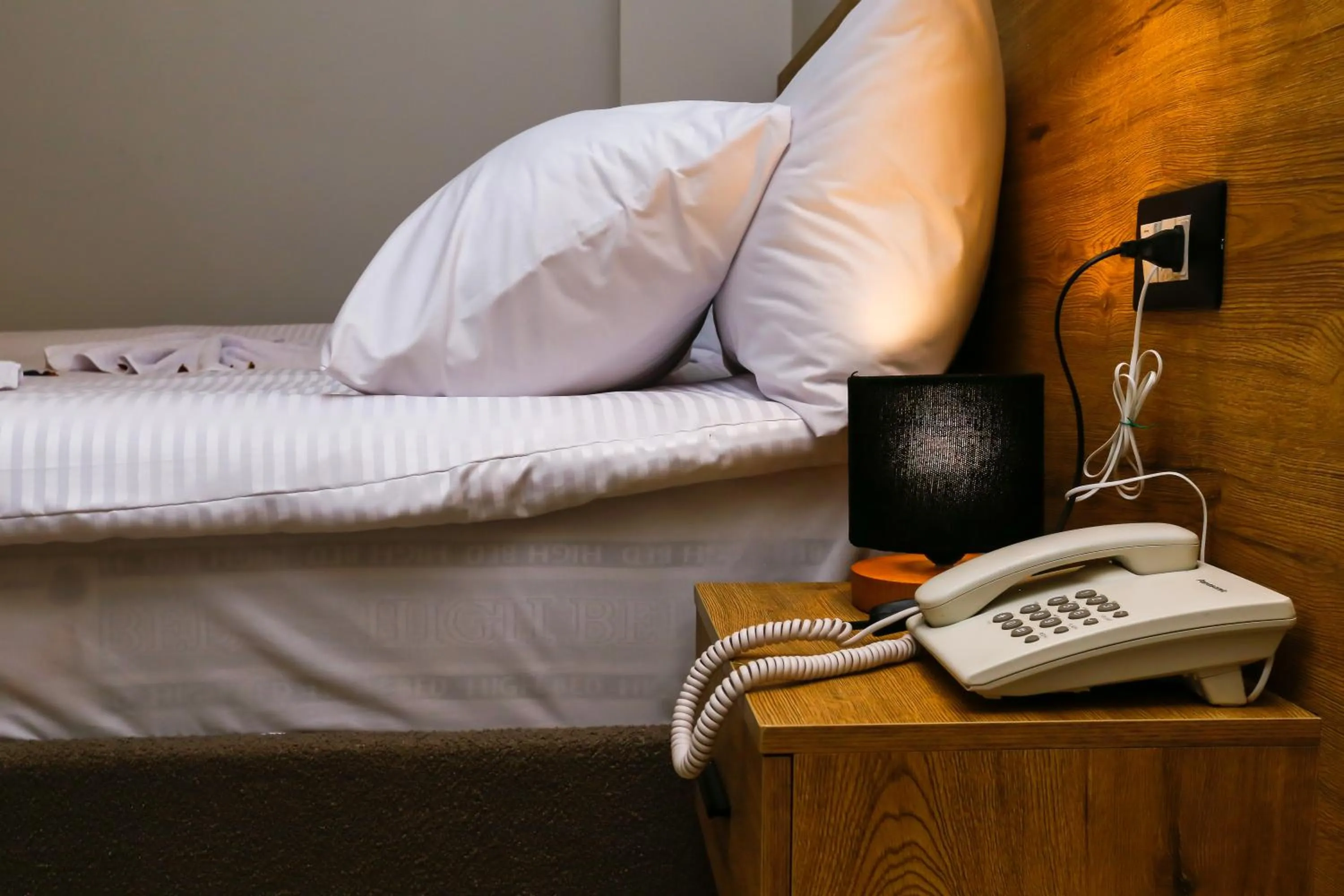 Bed in Rixoss tower Pyramids View