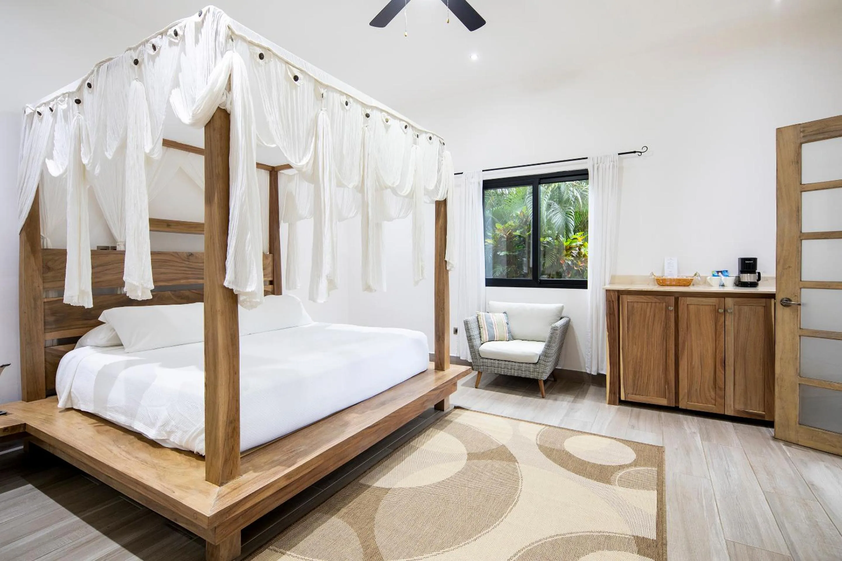 Bed in Bodhi Tree Yoga Resort