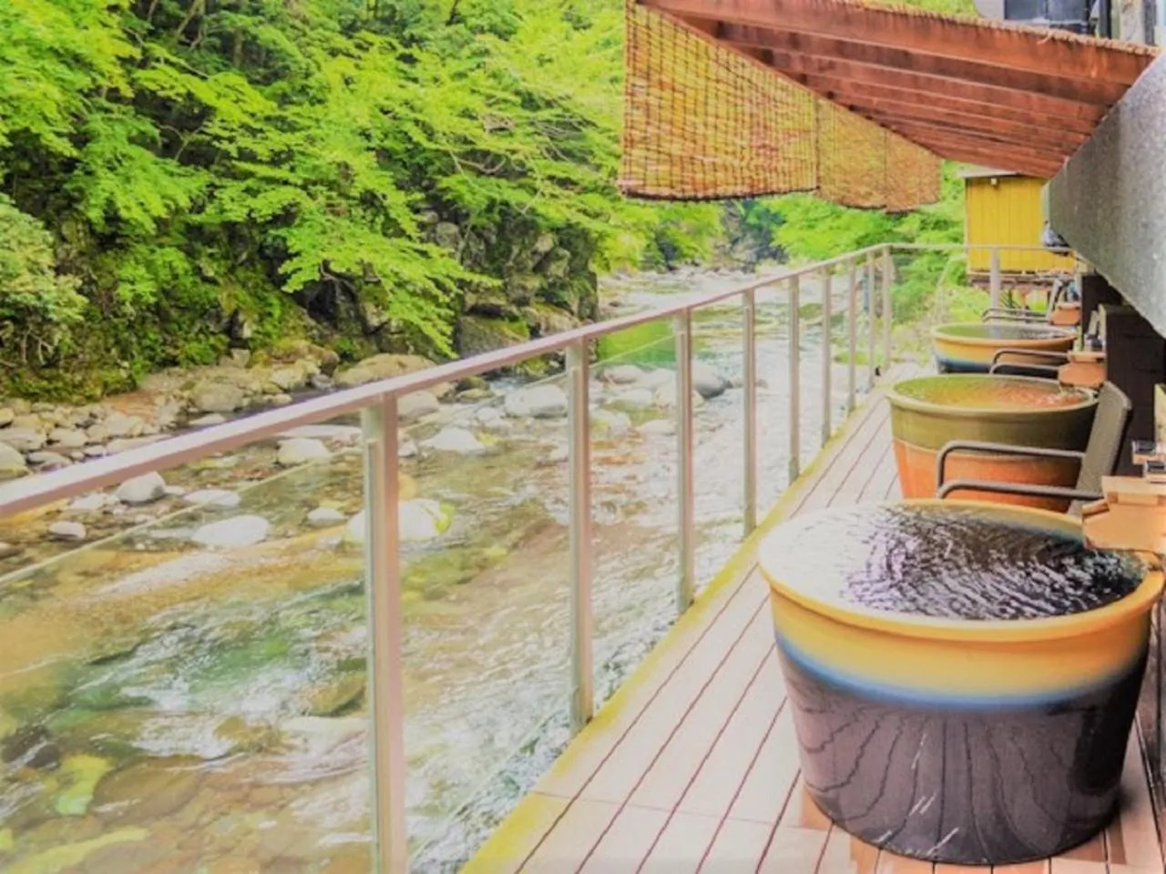 Open Air Bath in LiVEMAX RESORT Shizuoka Amagiyugashima