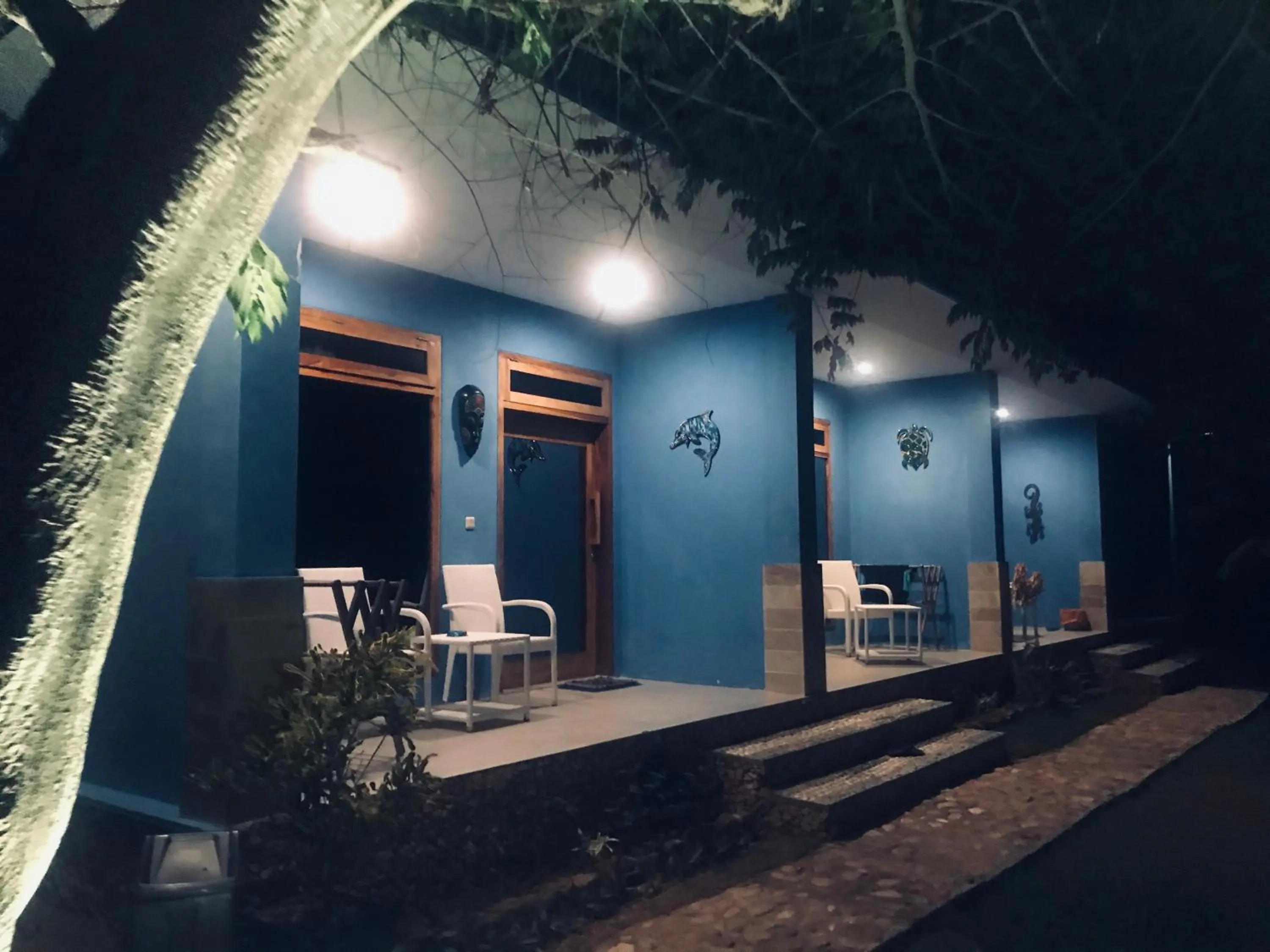 Property building in Blue Monkey Retreat Areguling Lombok