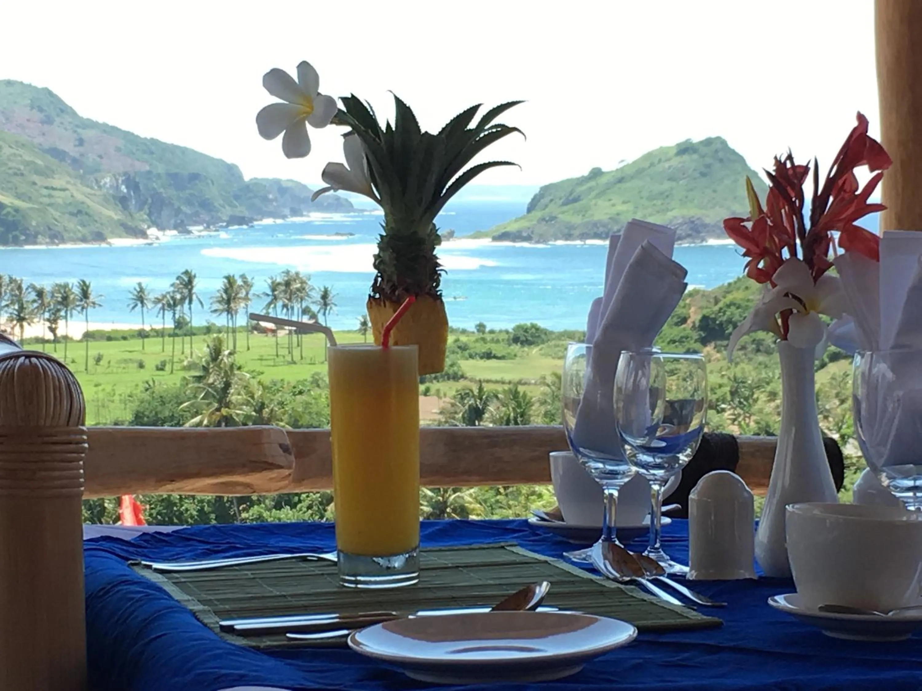 Restaurant/places to eat in Blue Monkey Retreat Areguling Lombok