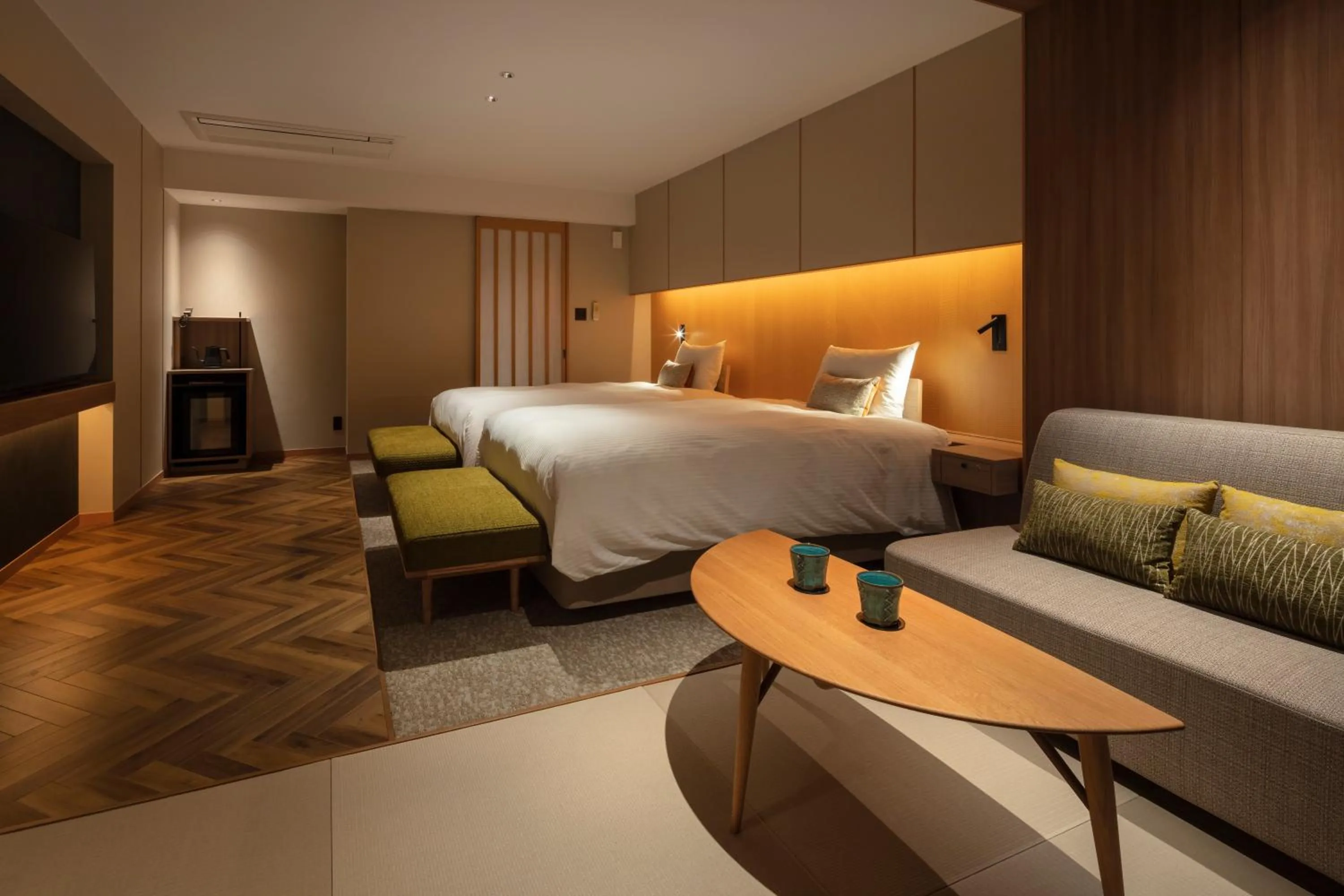 Bed in Matsushima Ichinobo