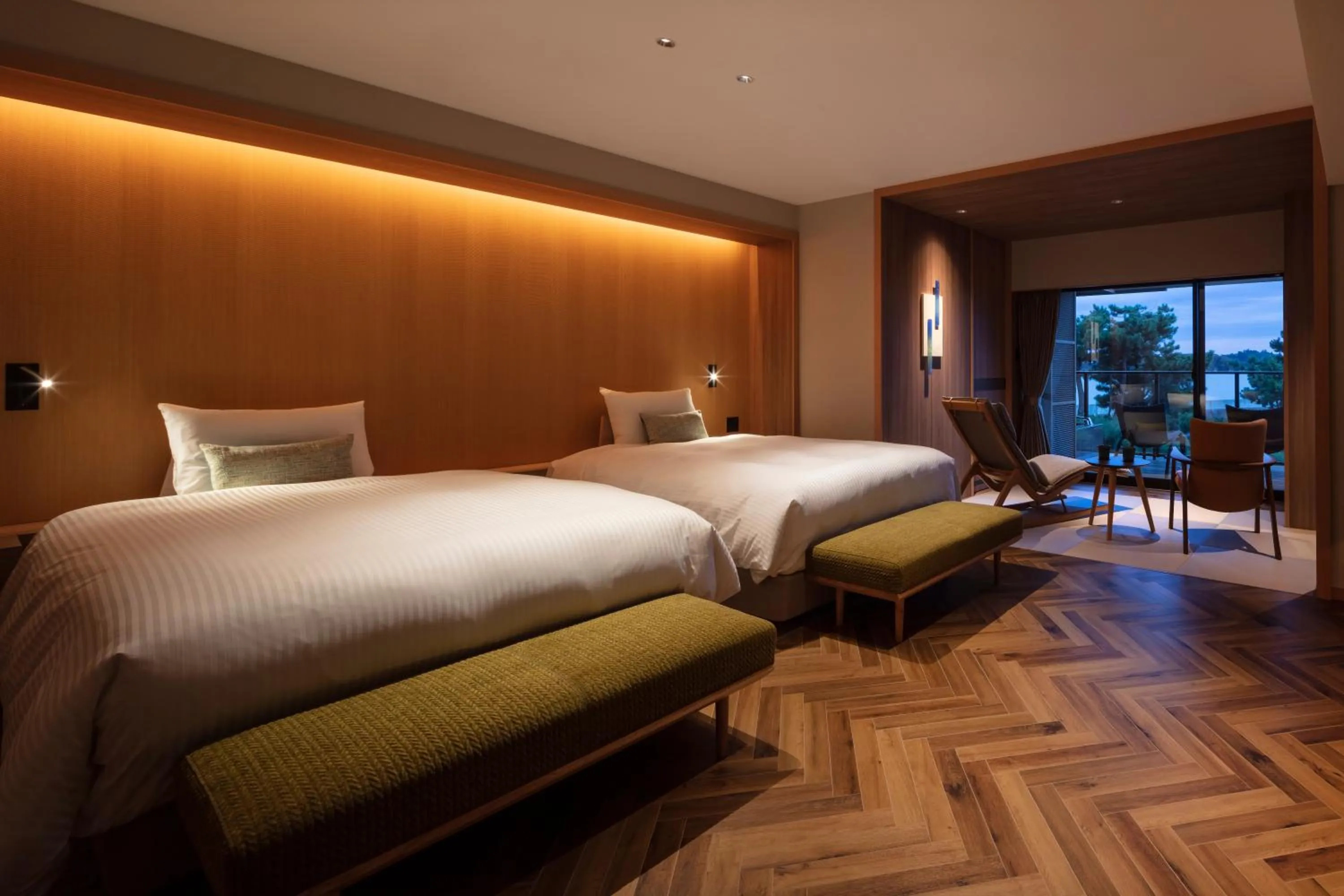 Bed in Matsushima Ichinobo