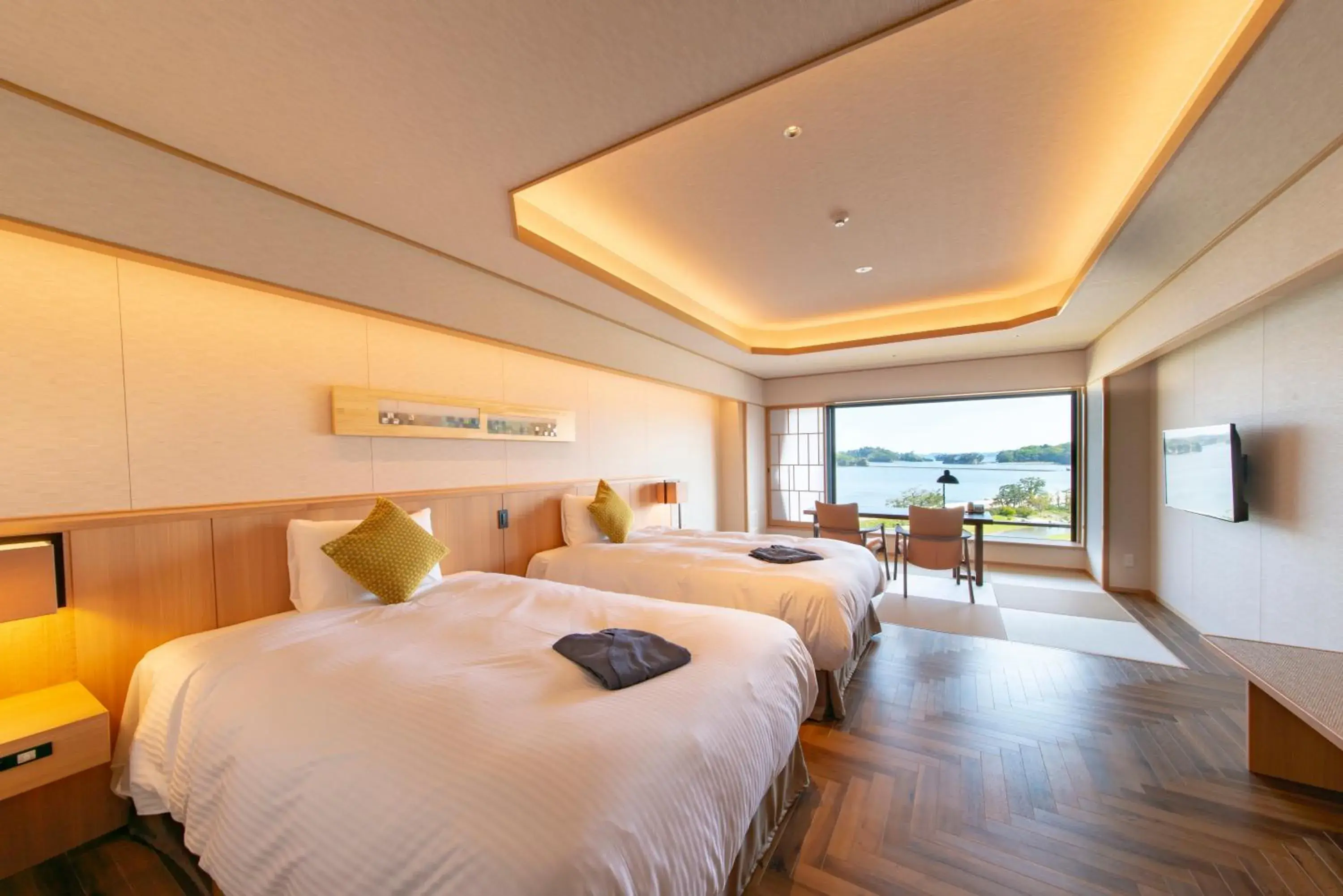 Photo of the whole room, Bed in Matsushima Ichinobo Photo of the whole room, Bed in Matsushima Ichinobo