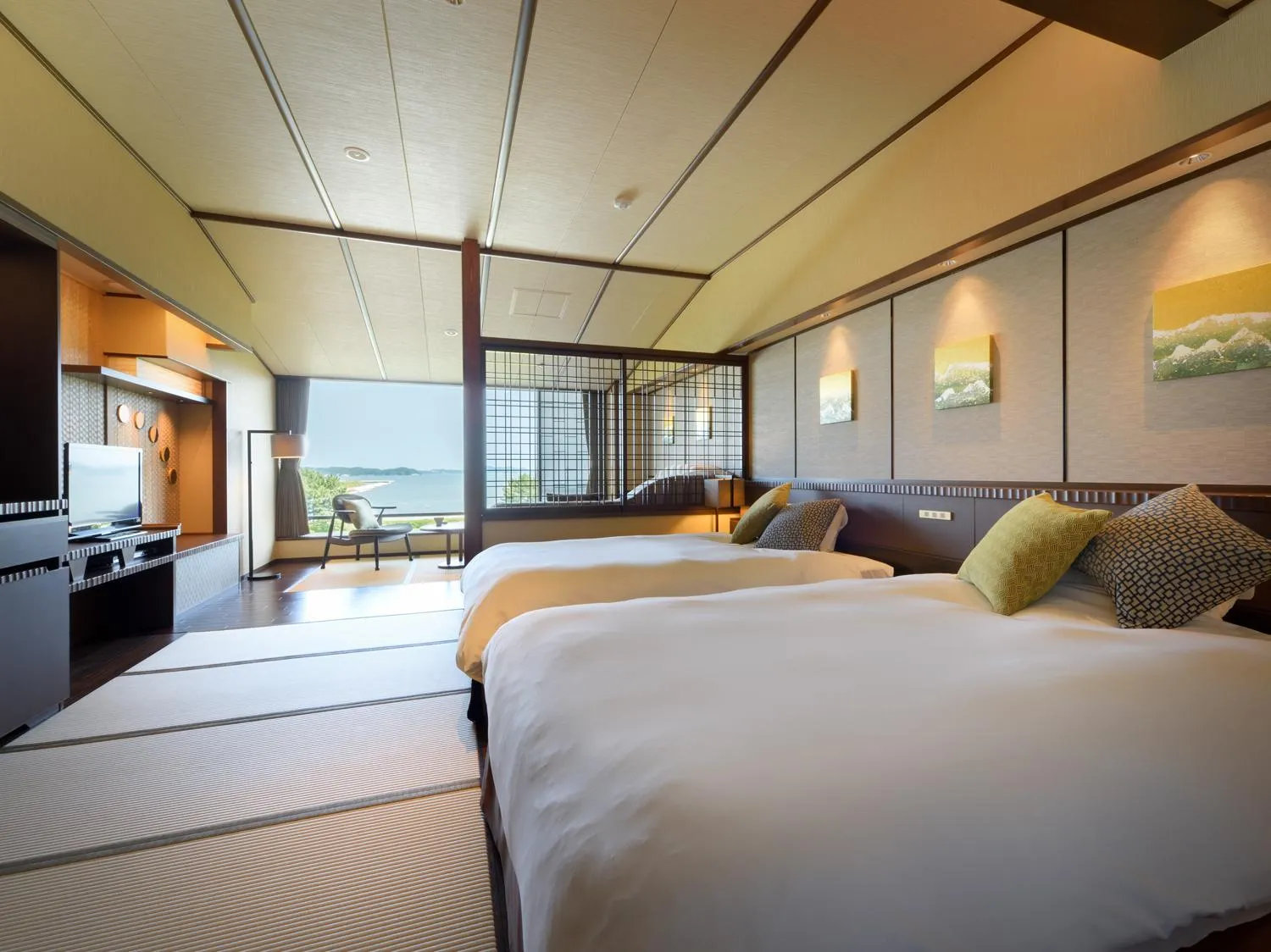 Bed in Matsushima Ichinobo