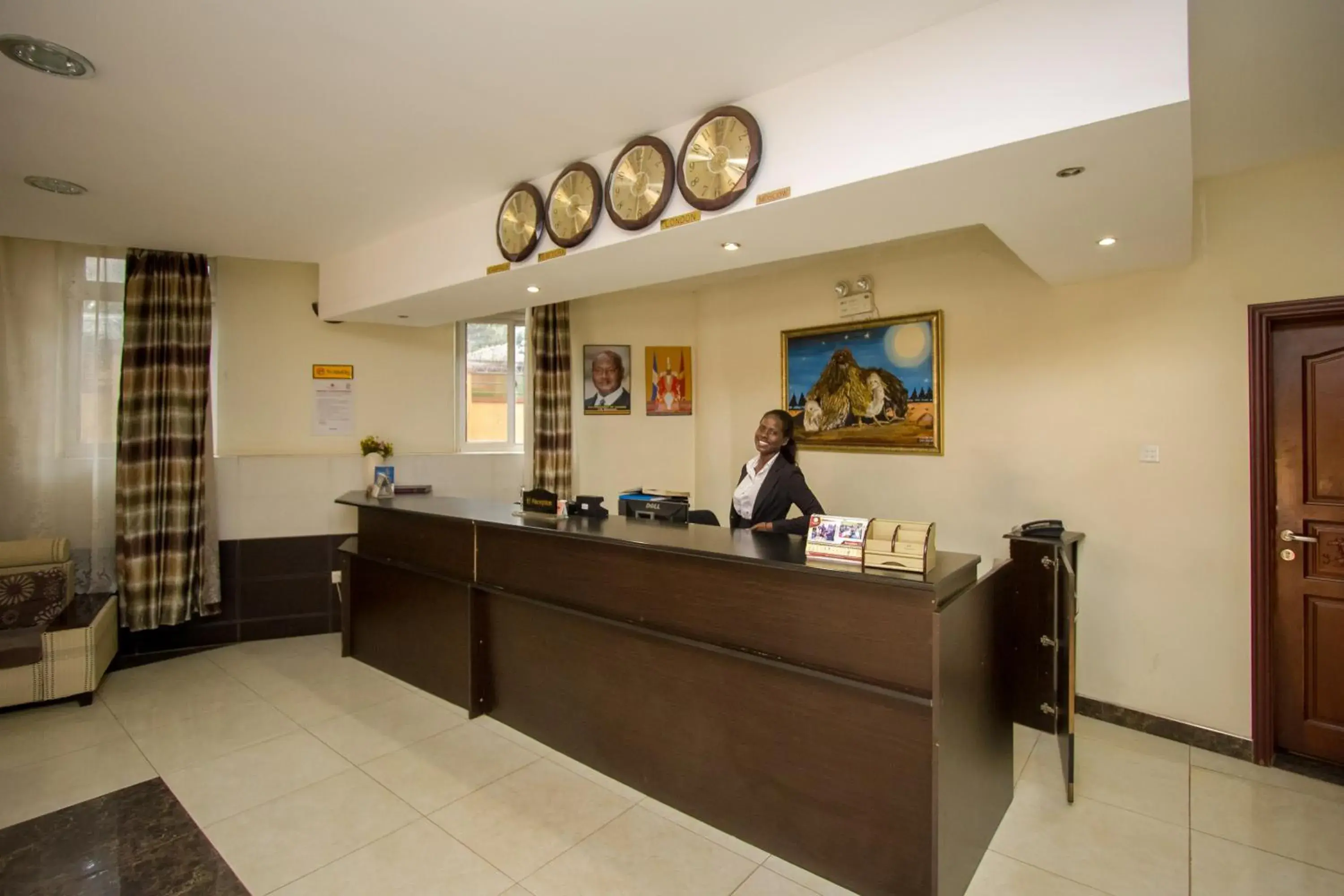 Lobby or reception in Grand Global Hotel Lobby or reception in Grand Global Hotel