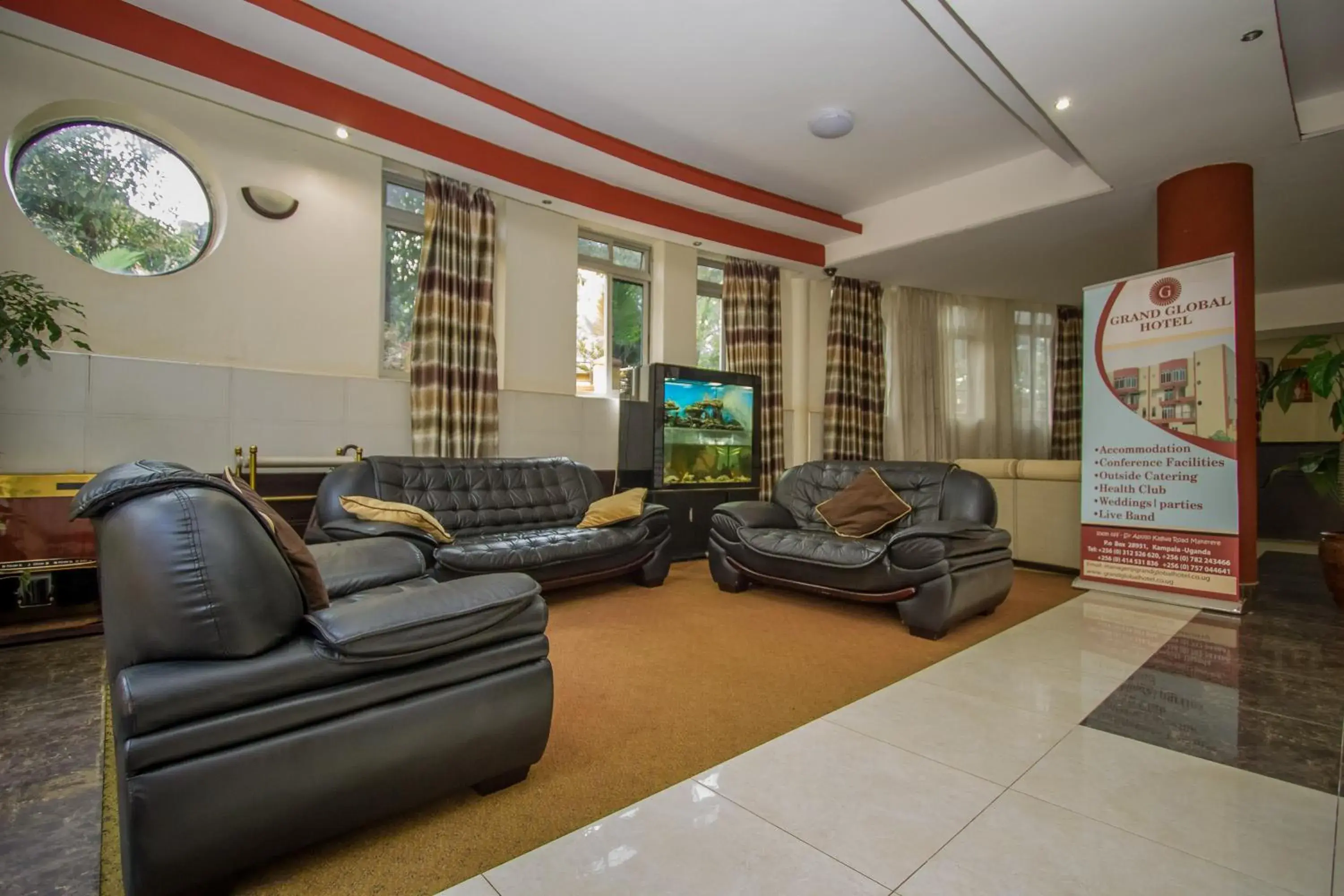 Lobby or reception in Grand Global Hotel Lobby or reception in Grand Global Hotel