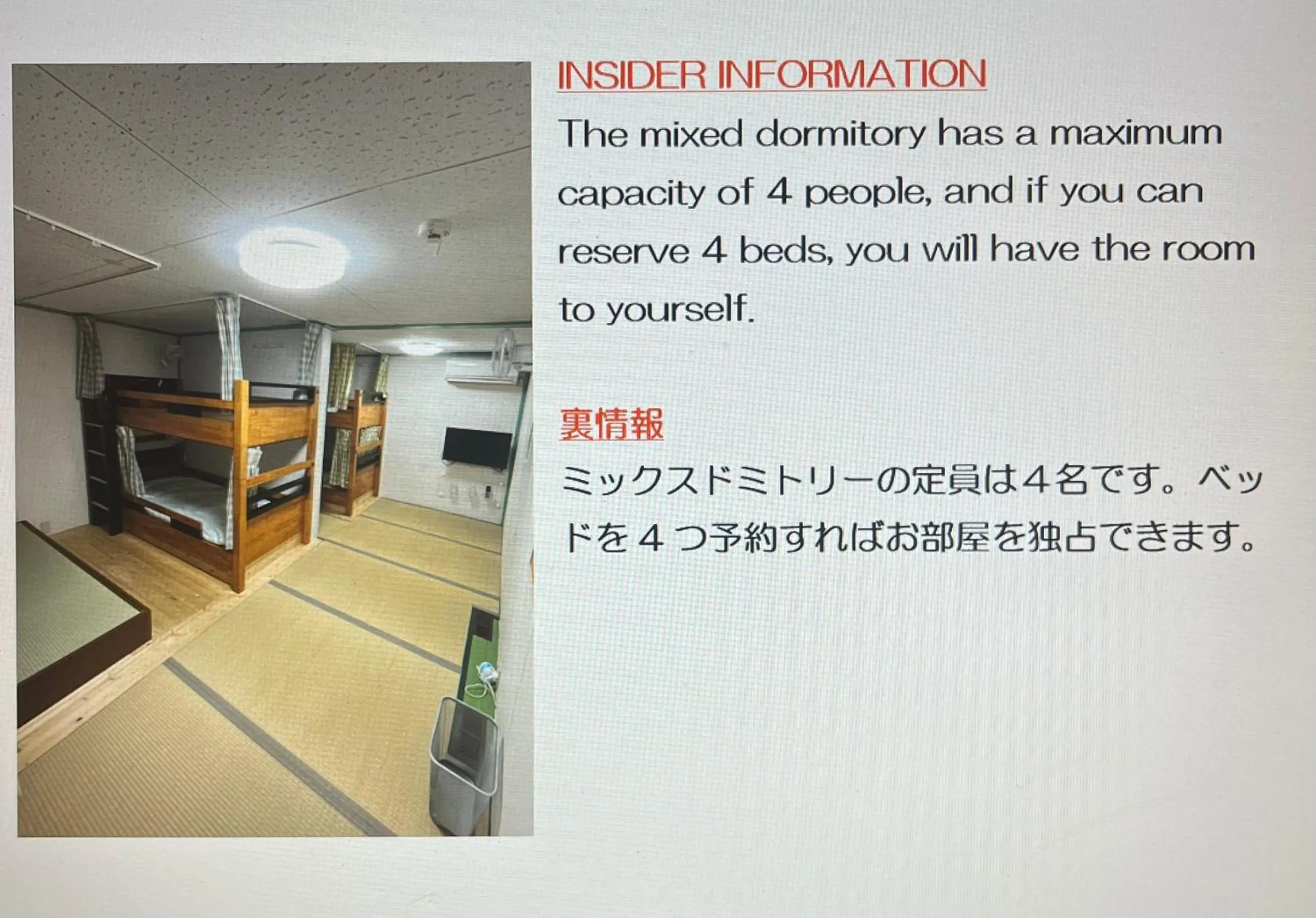 Text overlay, Bed in Dormitory Sandanya Guesthouse